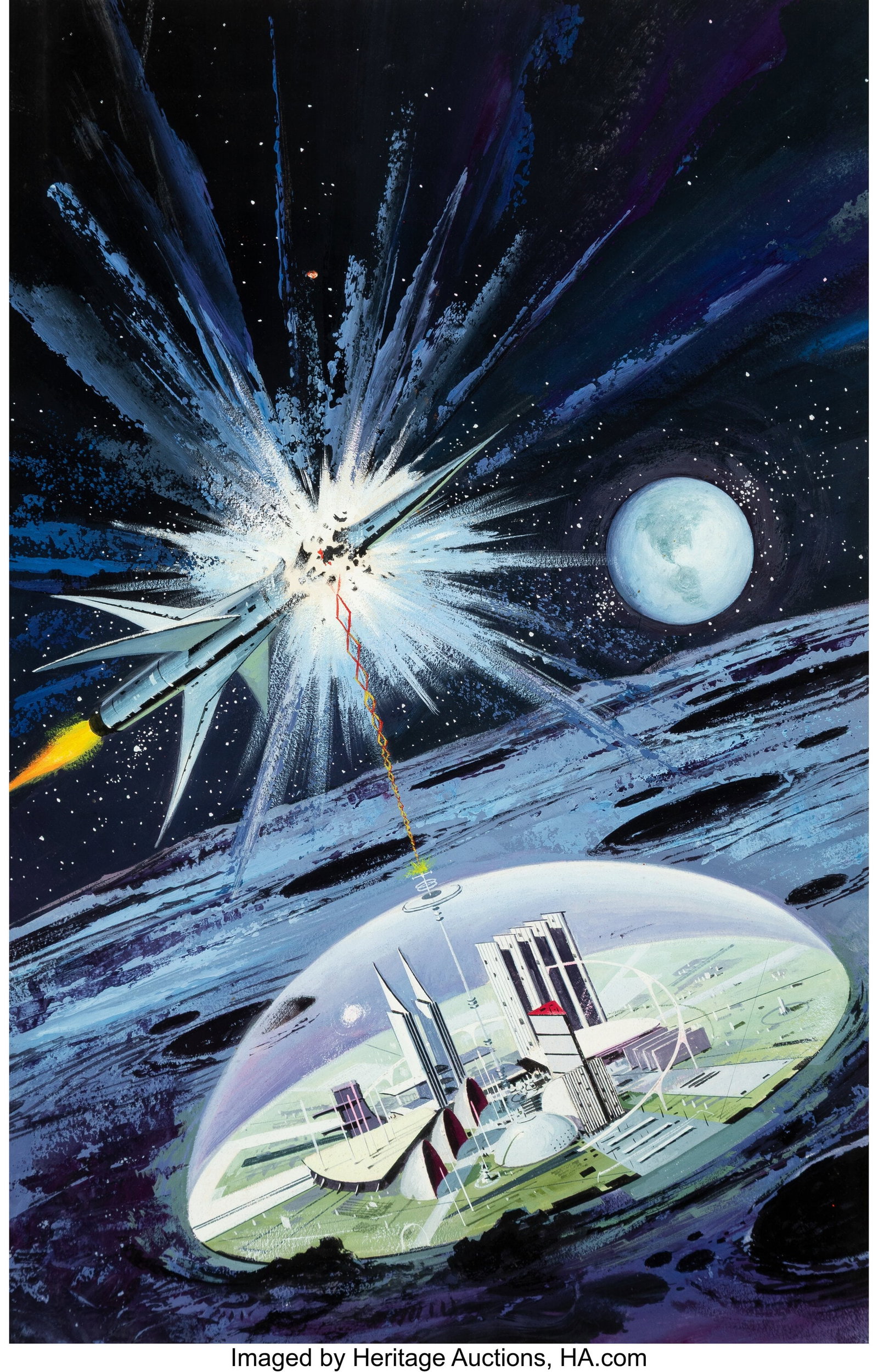 Ed Valigursky (American, 1926-2009) The Lunar Ey (1 of 2)