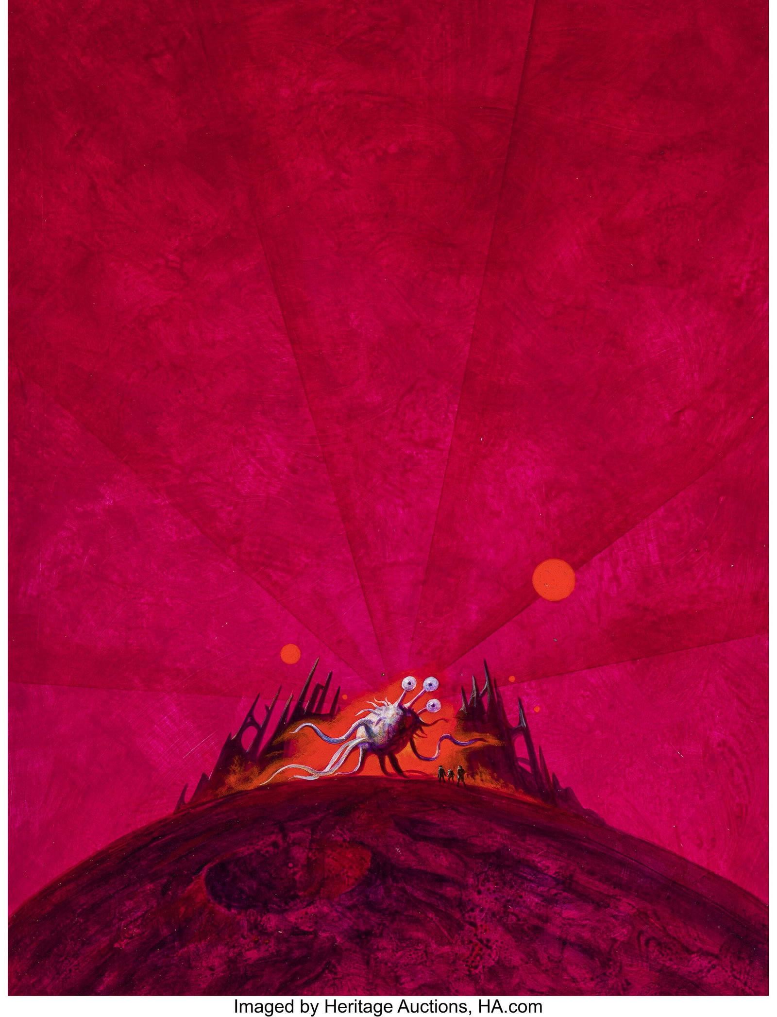 Jack Gaughan (American, 1930-1985) Isaac Asimov  (1 of 4)