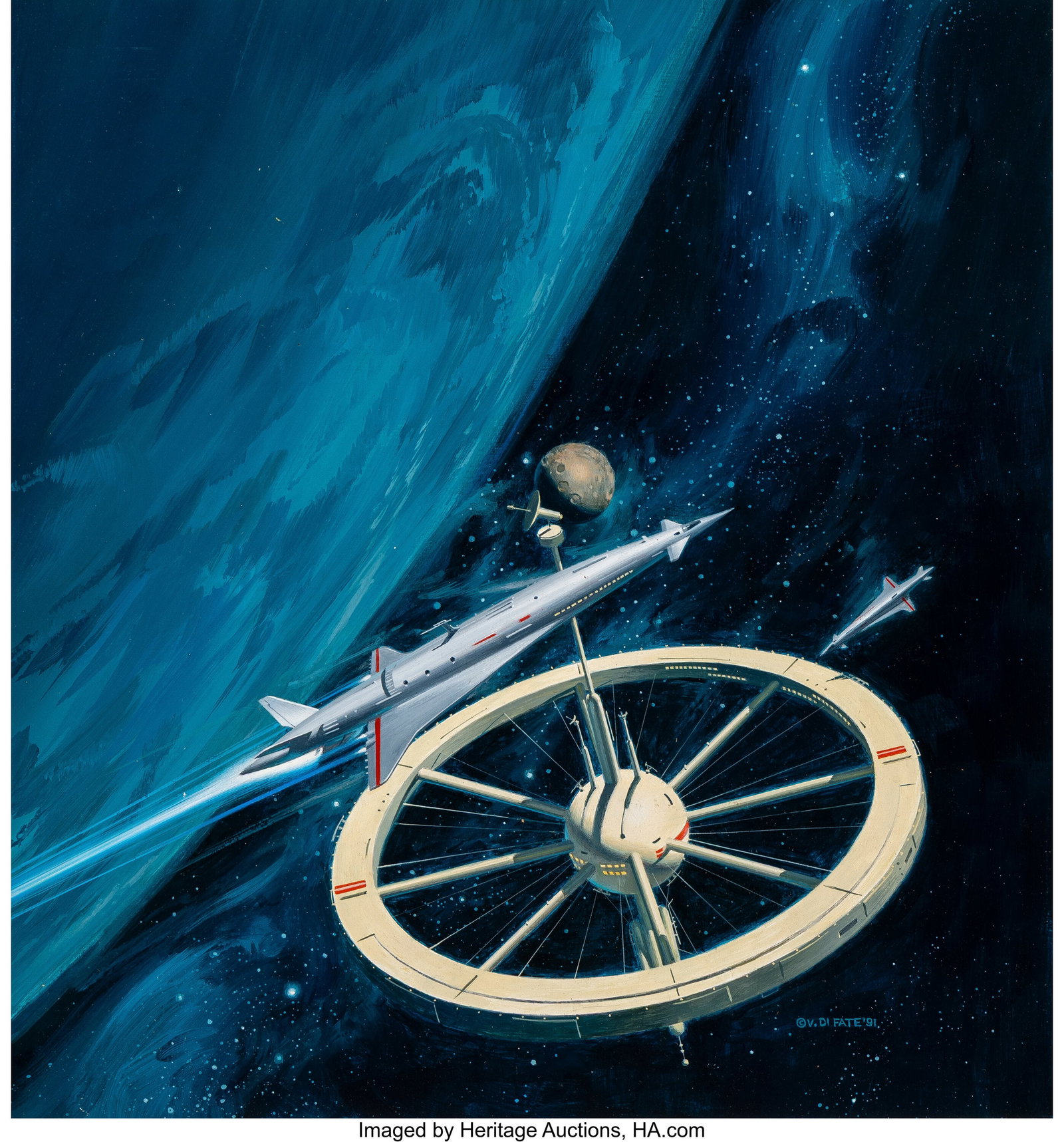 Vincent Di Fate (American, b. 1945) Timemaster b (1 of 4)