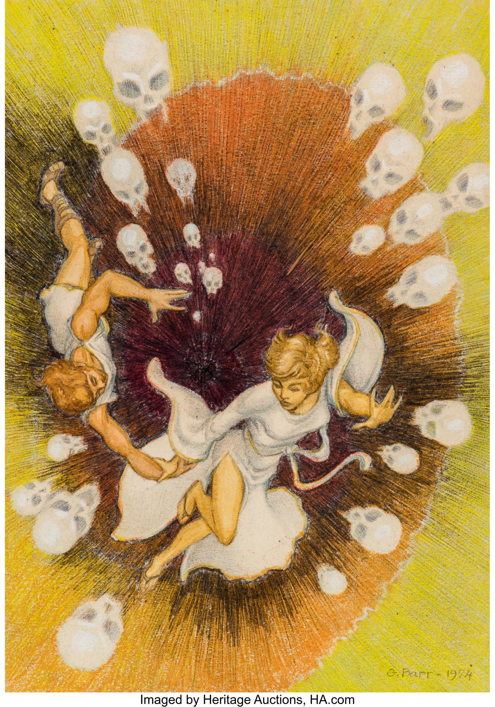 George Barr (American, 1937-2025) TimeQuest pape (1 of 3)
