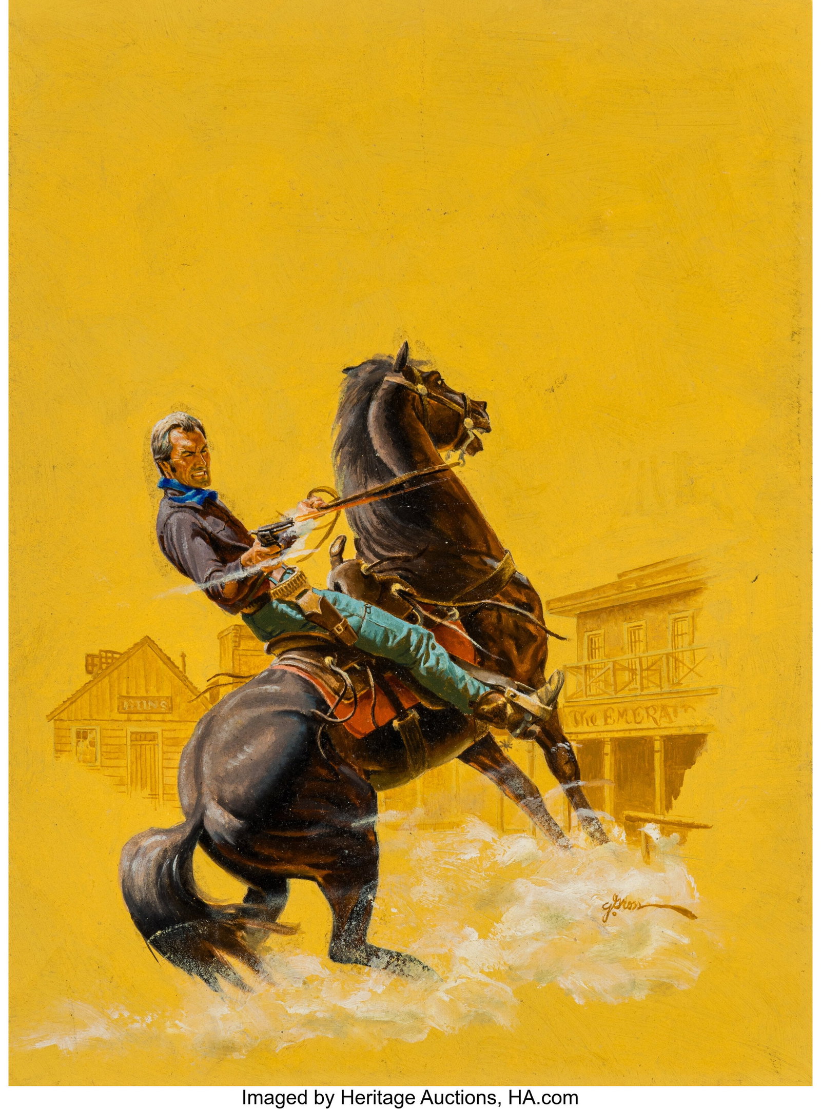 George Gross (American, 1909-2003) Gunslinger Oi (1 of 3)