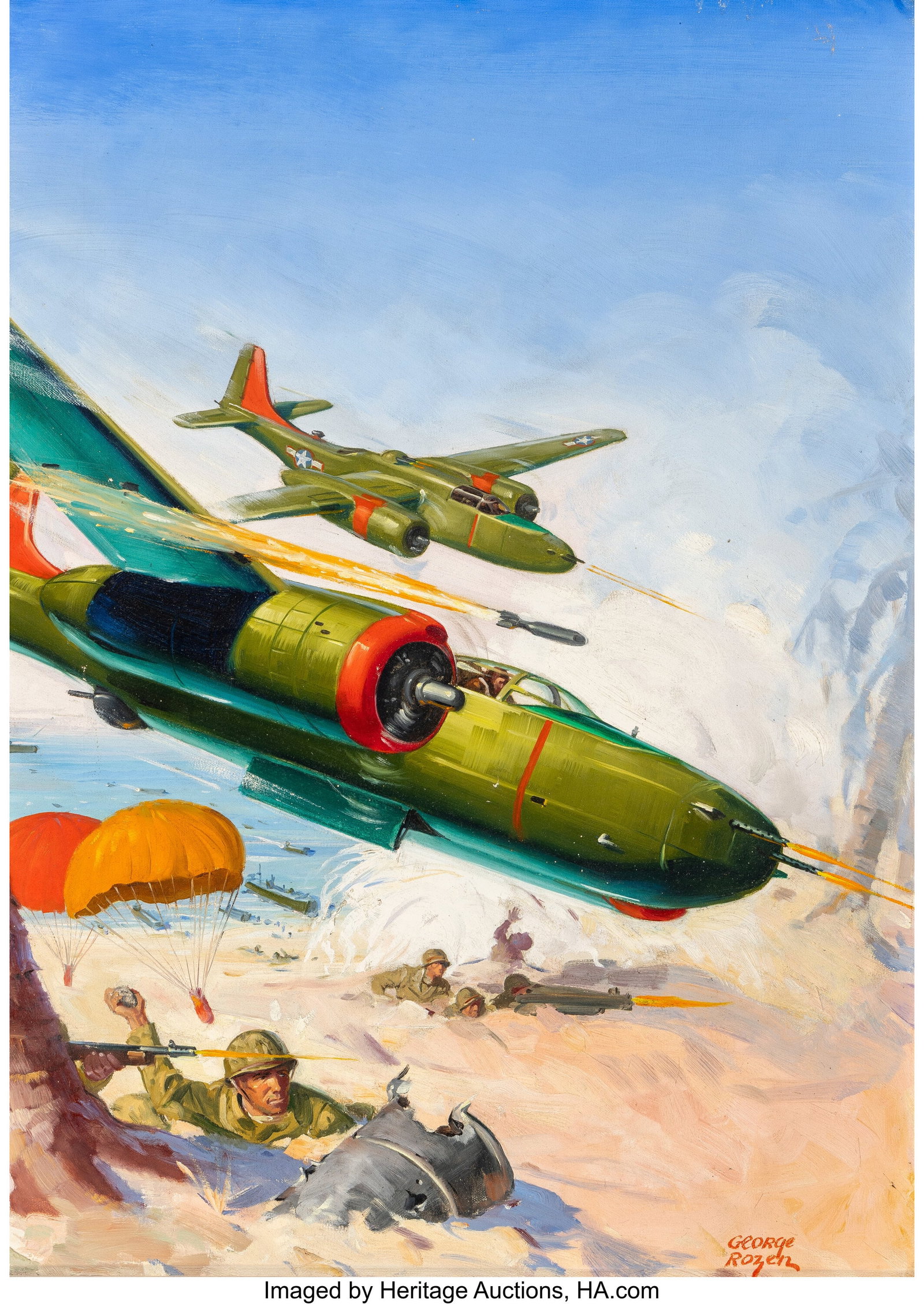 George Rozen (American, 1895-1973) Yesterday's P (1 of 3)