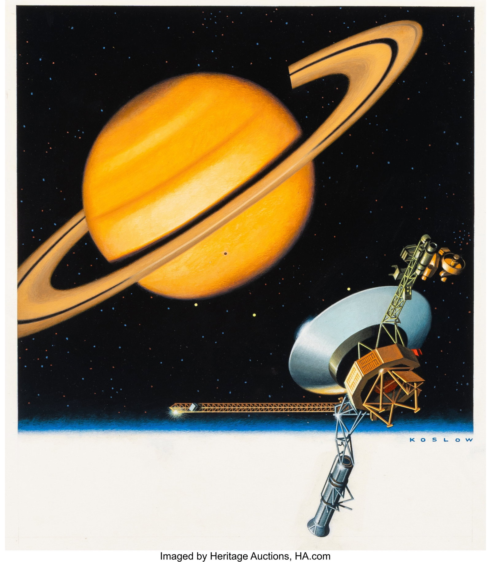 Howard Koslow (American, 1924-2016) Space Explor (1 of 3)