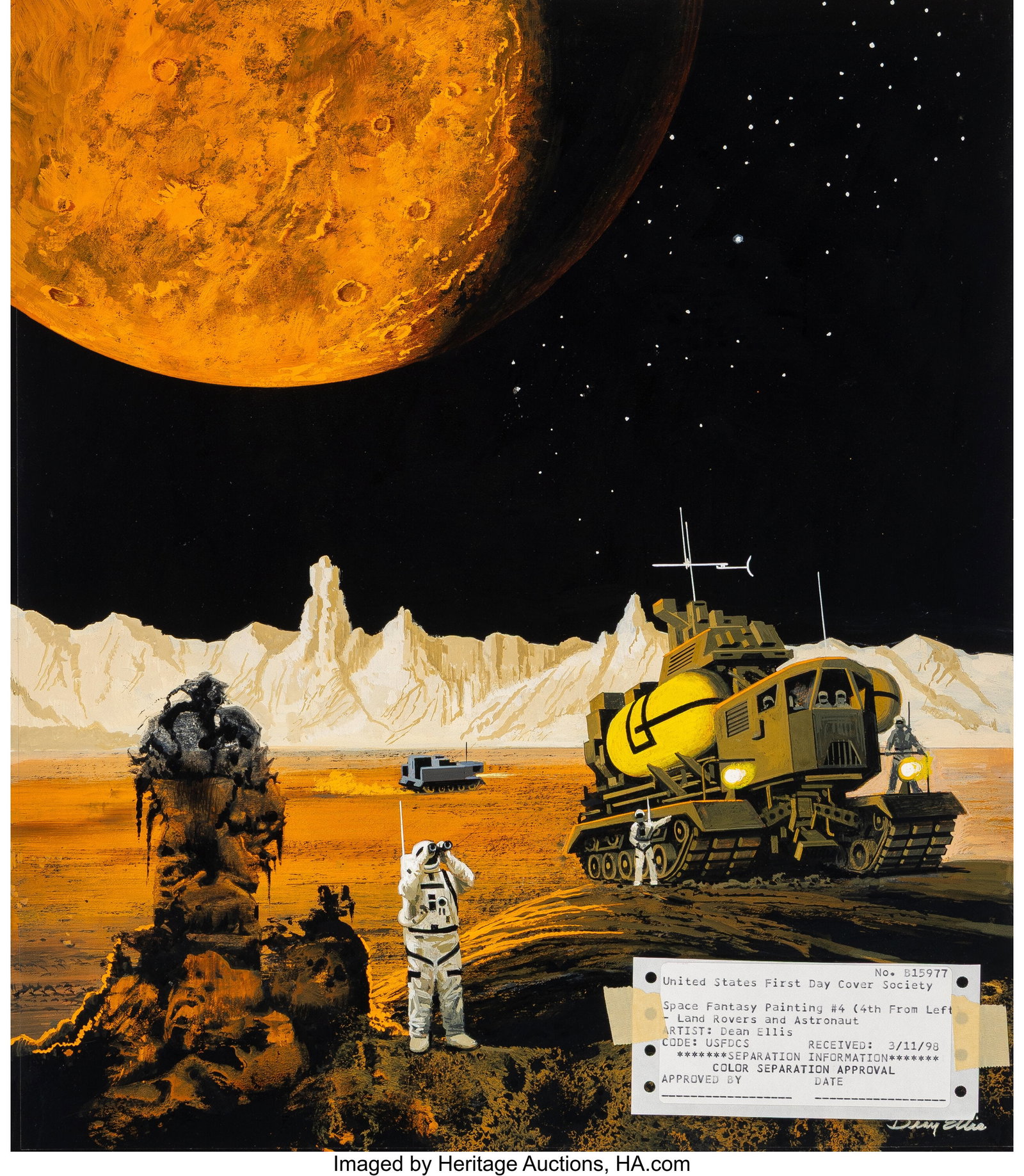 Dean Ellis (American, 1920-2009) Space Fantasy # (1 of 3)