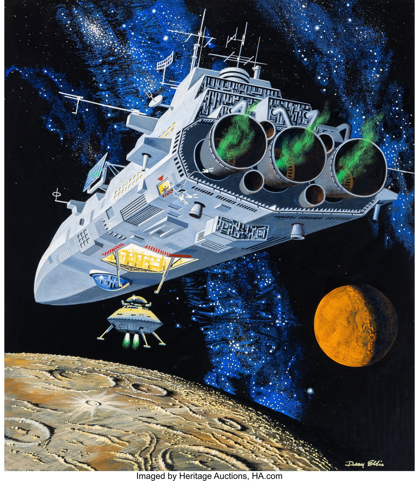 Dean Ellis (American, 1920-2009) Space Fantasy # (1 of 3)