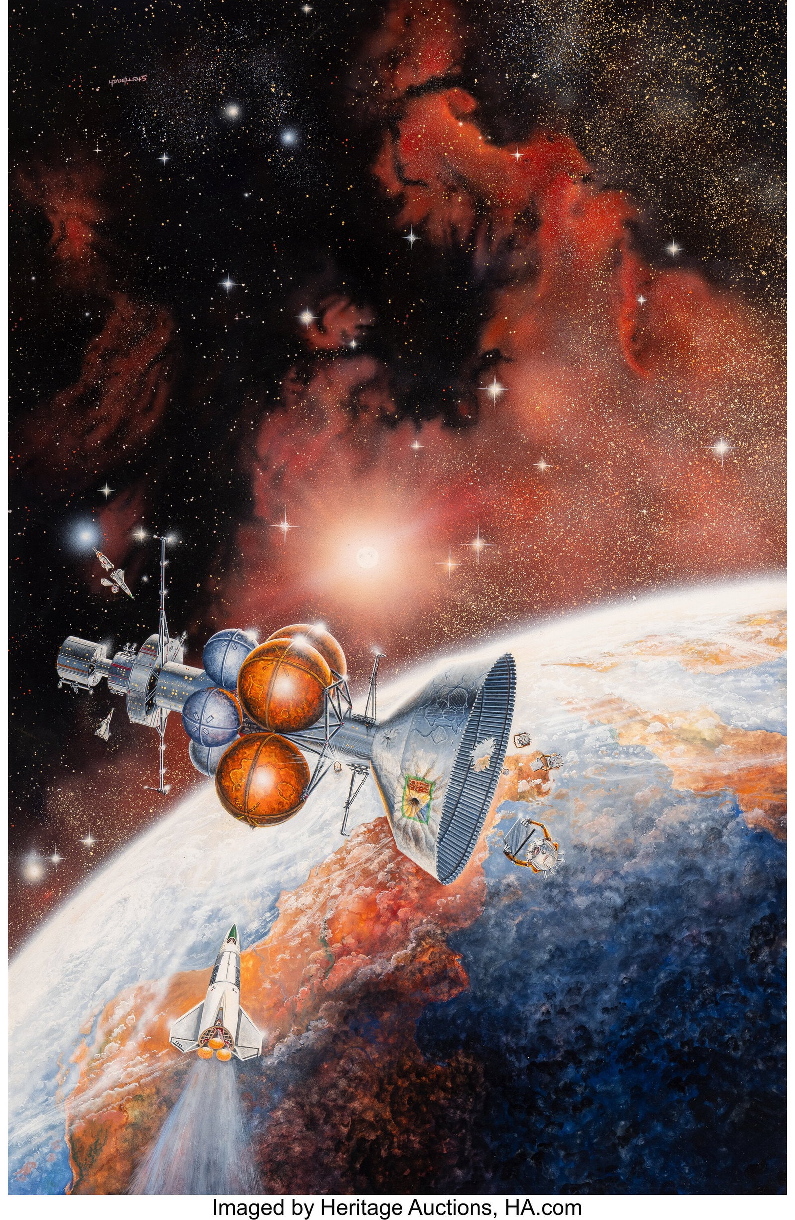 Rick Sternbach (American, b. 1951) Tricentennial (1 of 3)