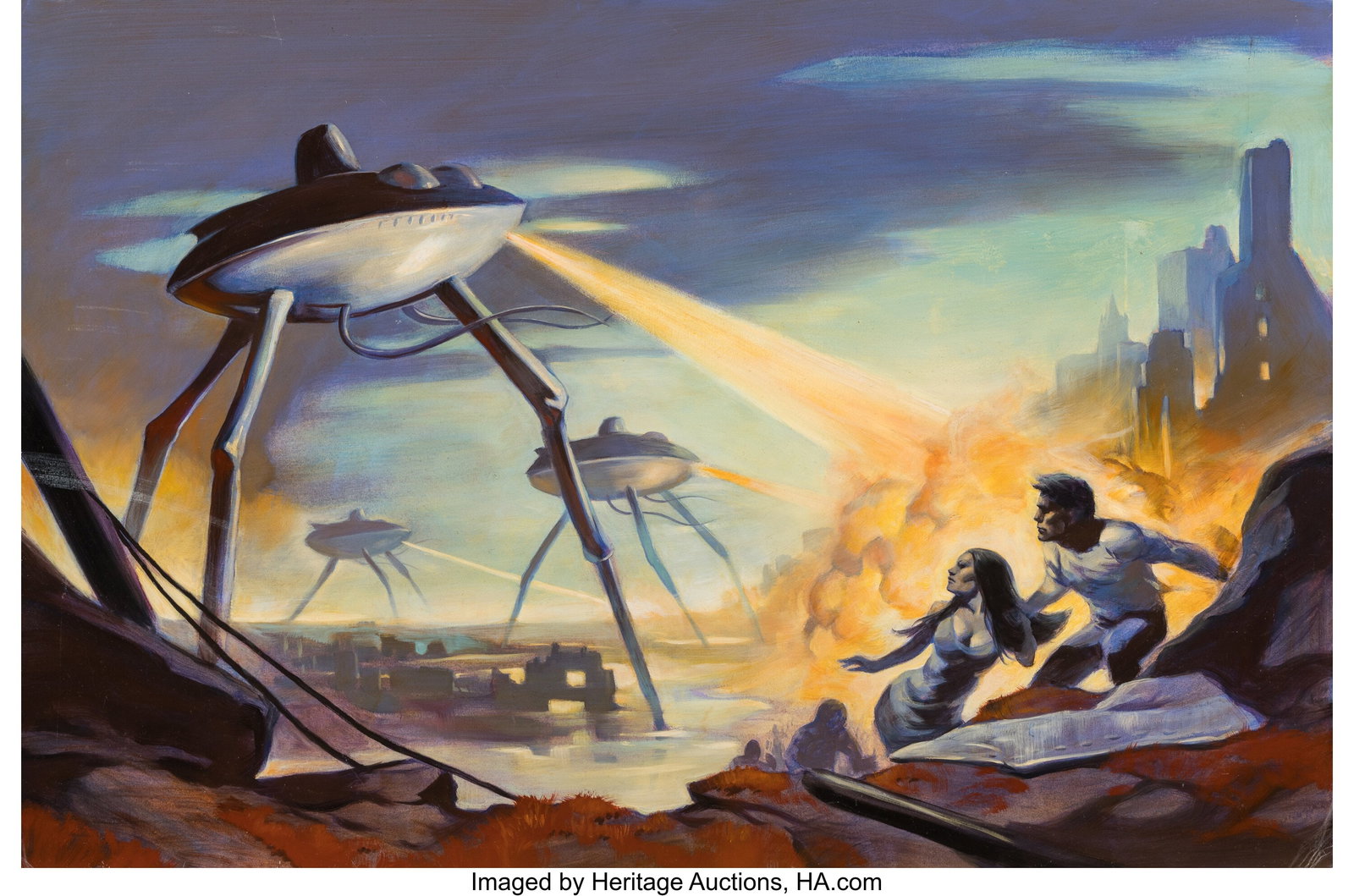 Mike Hoffman (American, 20th Century) War of the (1 of 2)