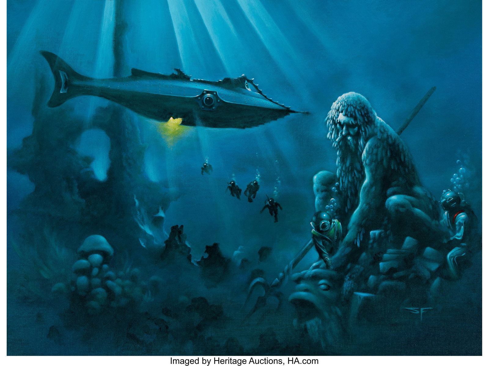Stephen Fabian (American, 1930-2025) Nautilus, 1 (1 of 3)