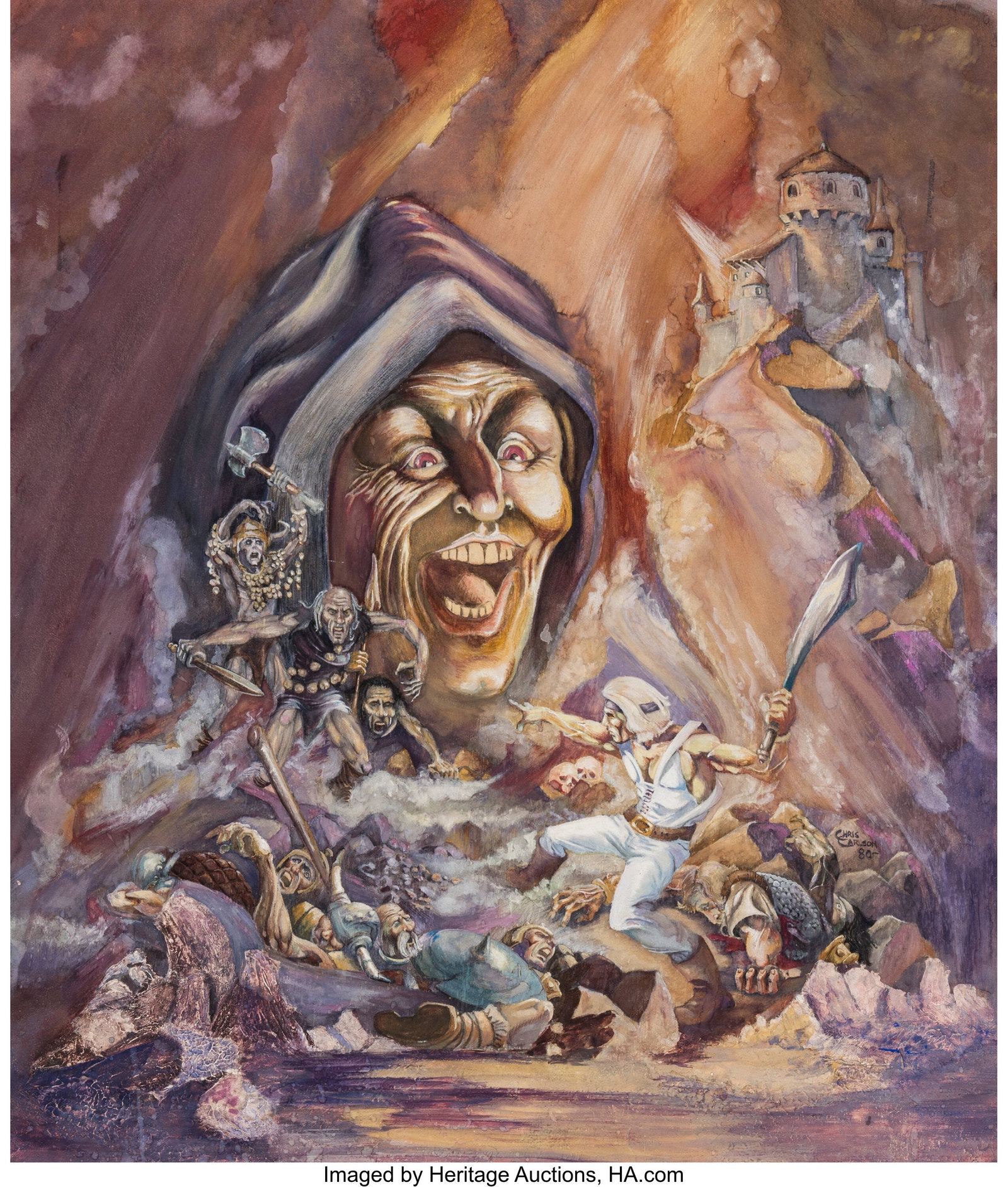 Chris Carlson (American, 20th Century) Tunnels & (1 of 2)