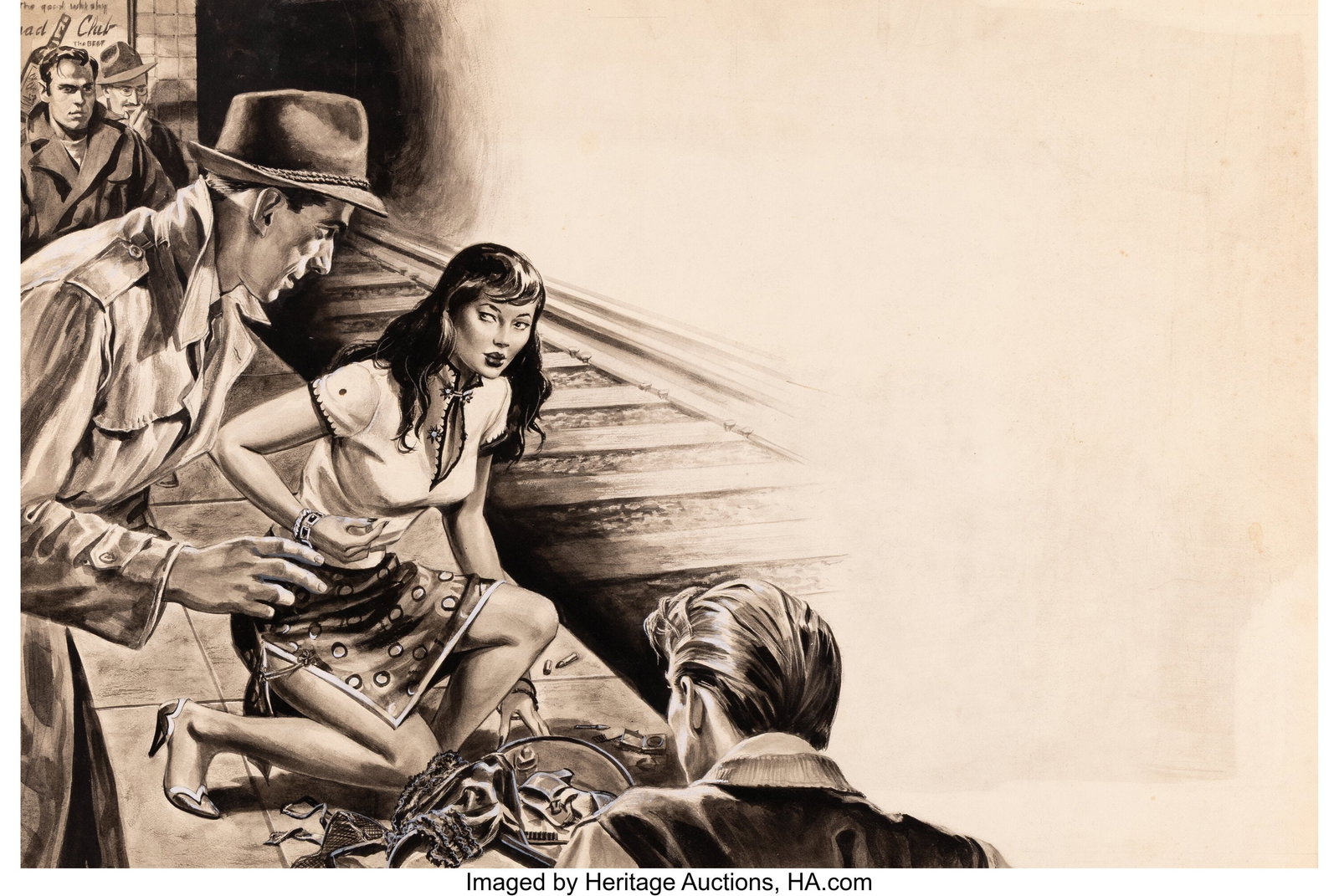 Howell Dodd (American, 1910-2005) Vice Goes Unde (1 of 3)
