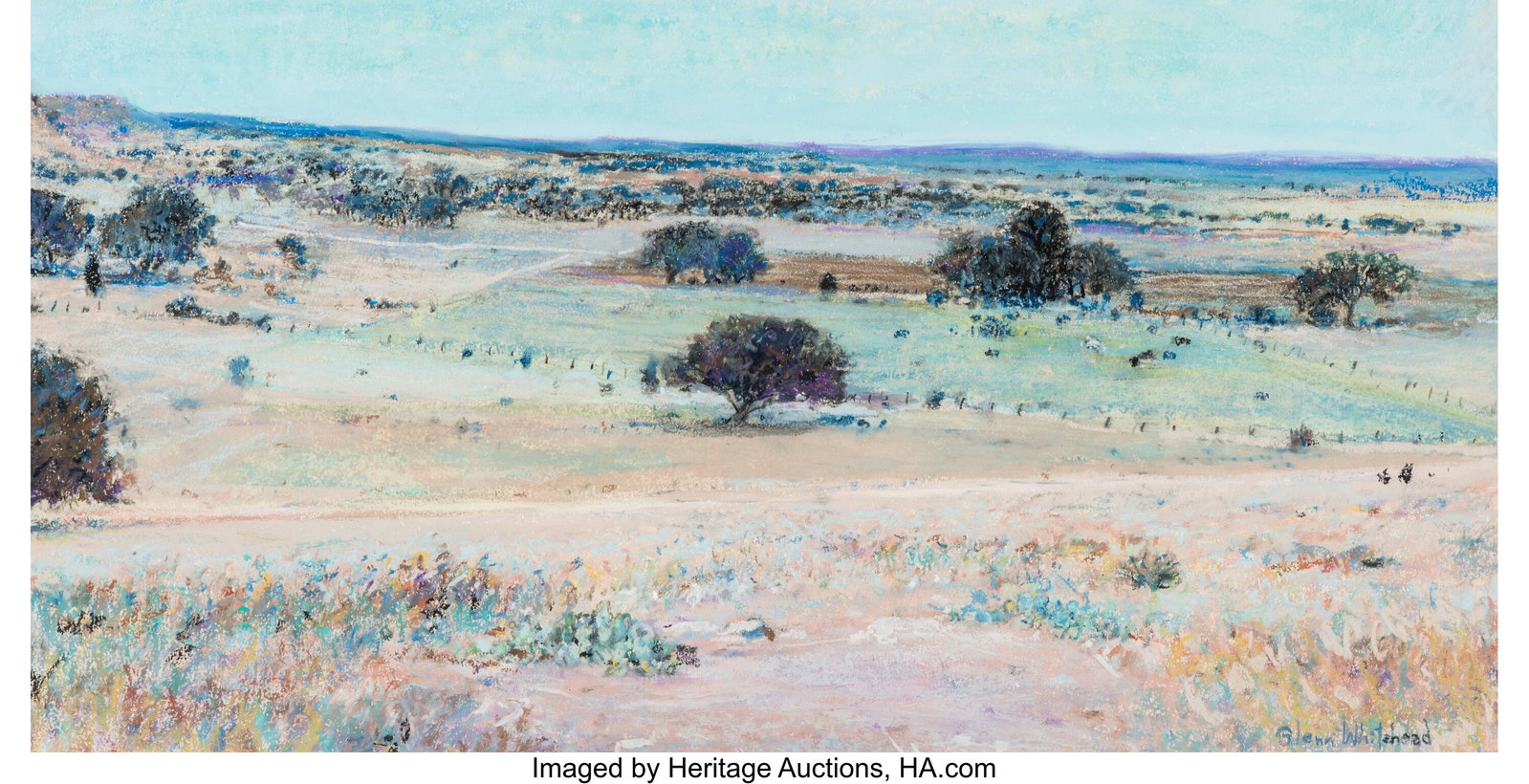 Glenn Whitehead (American, b. 1940) Open Pasture (1 of 2)