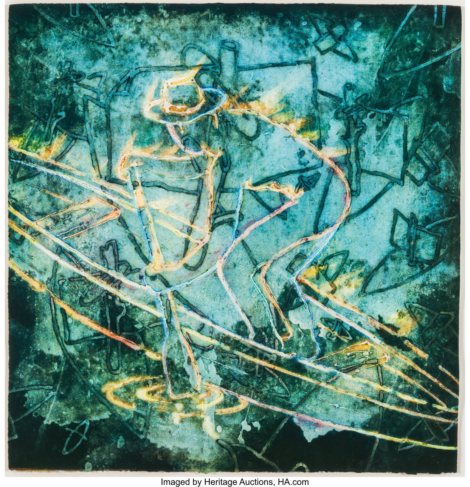 Dan Allison (American, b. 1953) The Boatman; Bat (1 of 4)