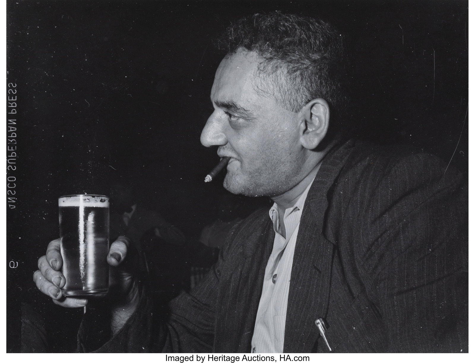 Anonymous (20th Century) Portraits of Weegee (4 : Anonymous (20th Century) Portraits of Weegee (4 works), 1940s Gelatin silver prints, printed later 19-1/2 x 14-7/8 inches (49.5 x 37.7 cm&rpa
