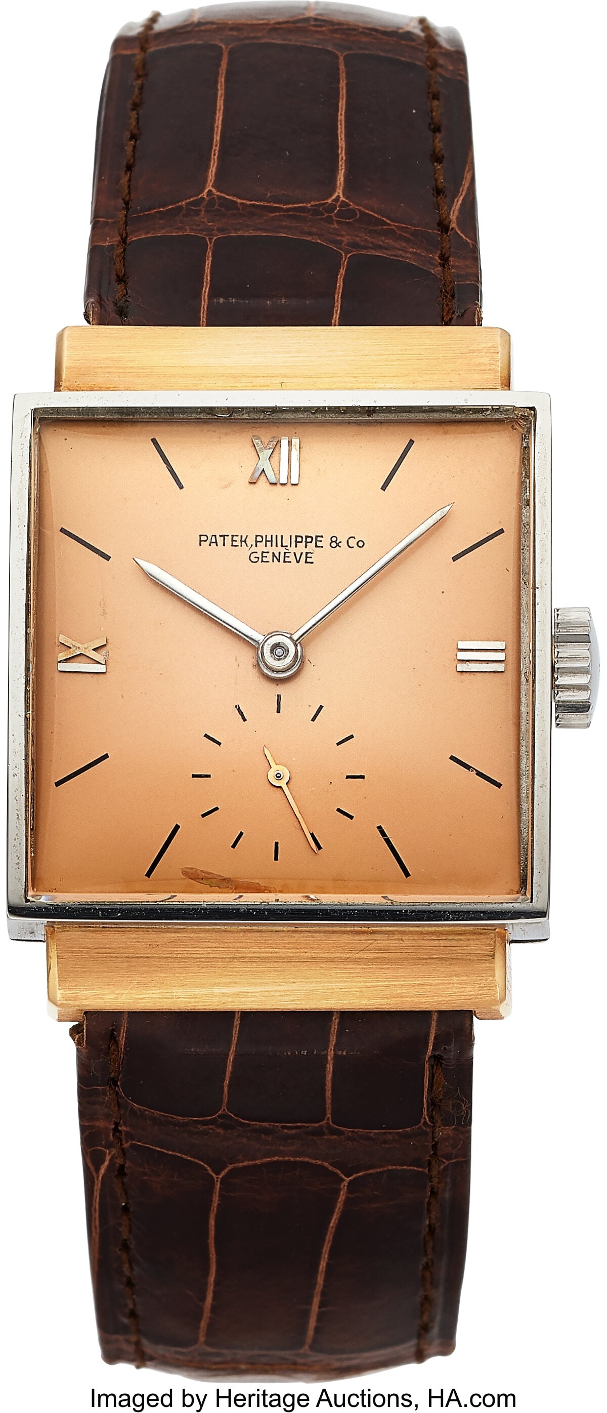 Patek Philippe Vintage 1408 Two Tone Steel and P (1 of 4)