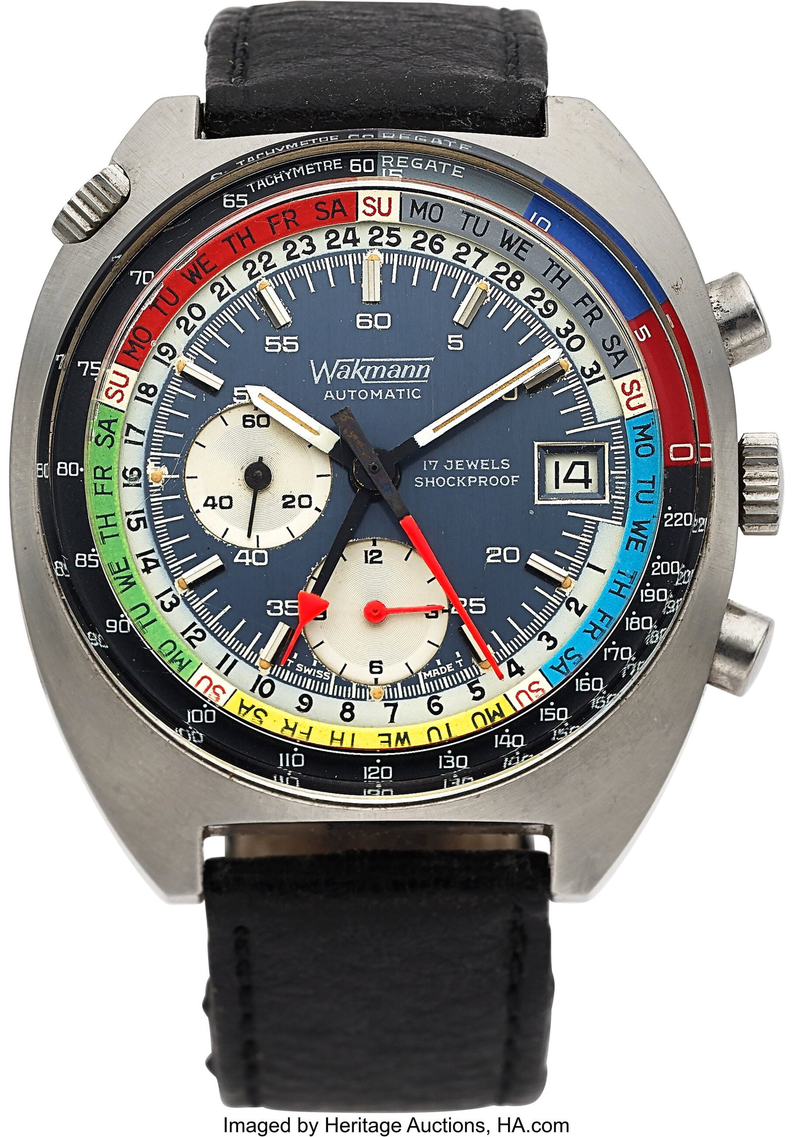 Wakmann Chronograph, 42 mm, Stainless Steel Cas (1 of 3)