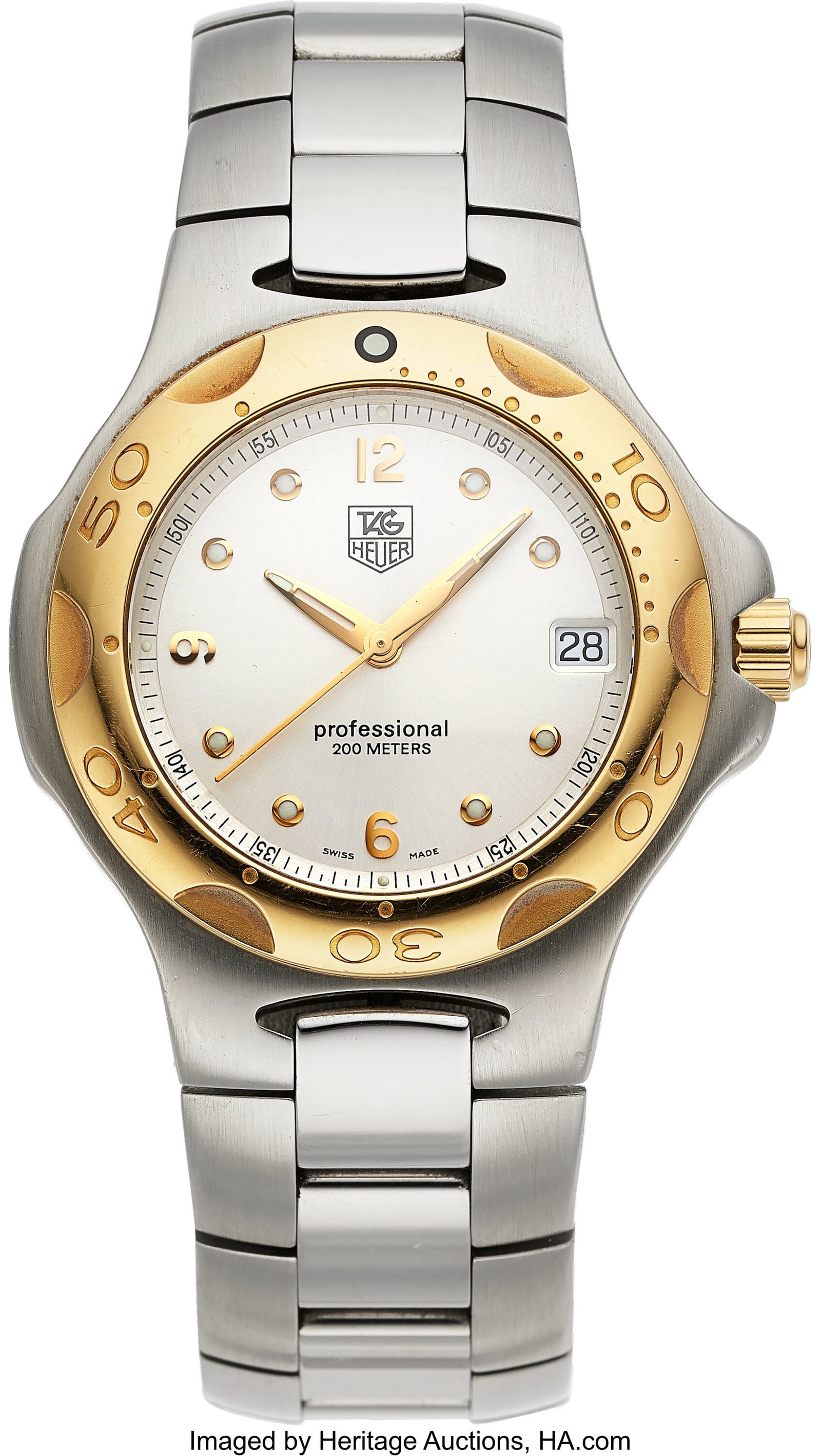 Tag Heuer Kirium, Two Tone Steel and Gold, Ref. : Tag Heuer Kirium, Two Tone Steel and Gold, Ref. WL1150 Case: 37 mm, stainless steel and 18k yellow gold, three body, screw-down case back,