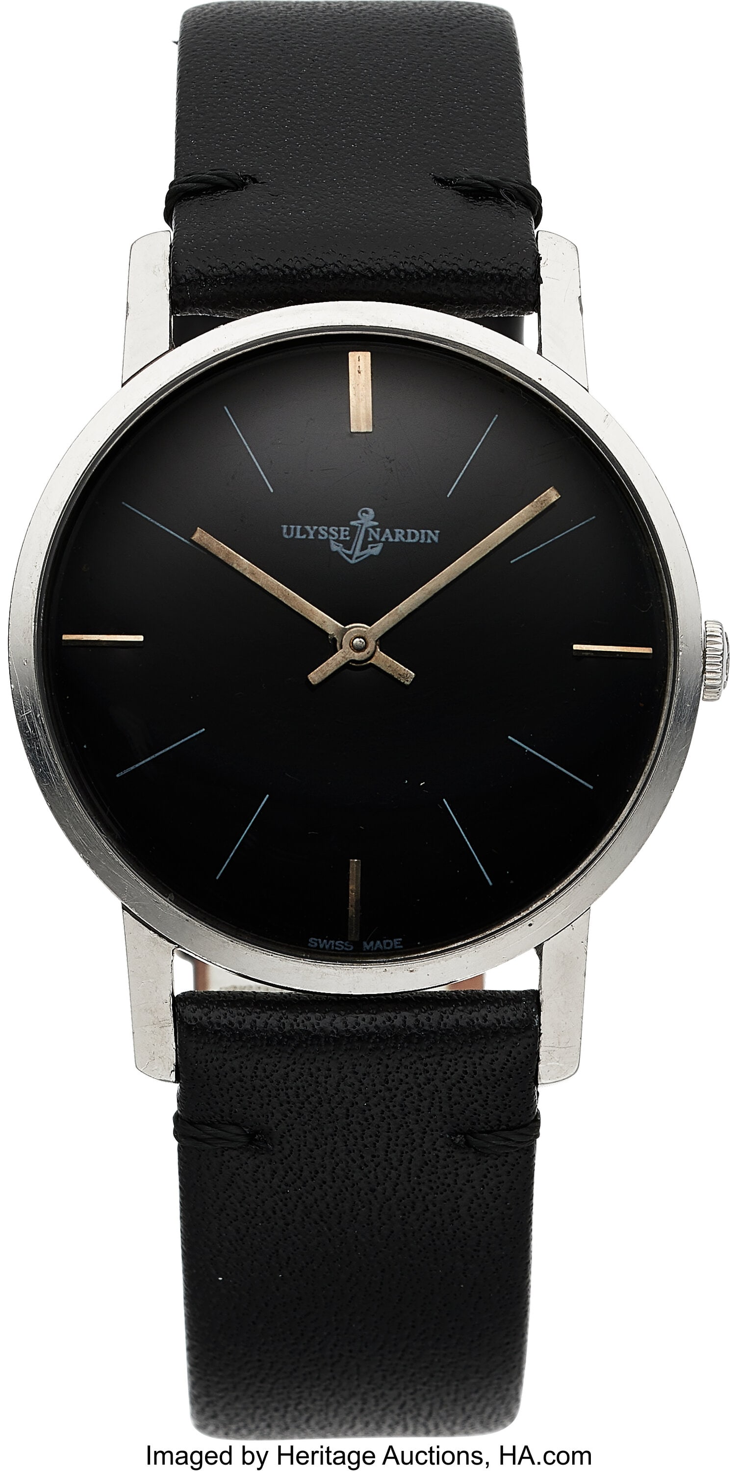 Ulysse Nardin, Stainless Steel, Mechanical, Ref.: Ulysse Nardin, Stainless Steel, Mechanical, Ref. 5563-2 Case: 34 mm, stainless steel, two body, snap-on case back, No. 4113-1 Dial:
