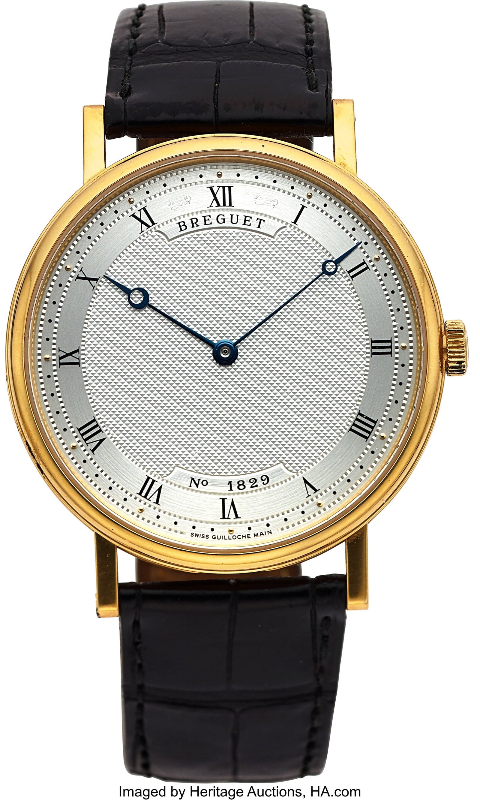 Breguet Classique, 38 mm, 18k Yellow Gold, Ref. : Breguet Classique, 38 mm, 18k Yellow Gold, Ref. 5157 Case: 38 mm, 18k yellow gold, two body, exhibition case back, coin edge case edge, No&