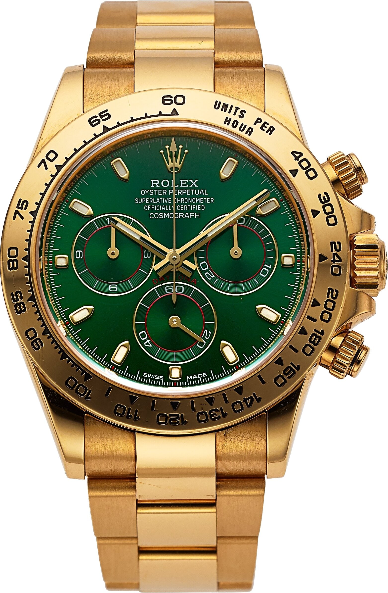 Rolex Cosmograph Daytona, "John Mayer" Dial, 18k: Rolex Cosmograph Daytona, "John Mayer" Dial, 18k Yellow Gold, Ref. 116508 Case: 38 mm, 18k yellow gold, three body, screw-down case back, crown&c