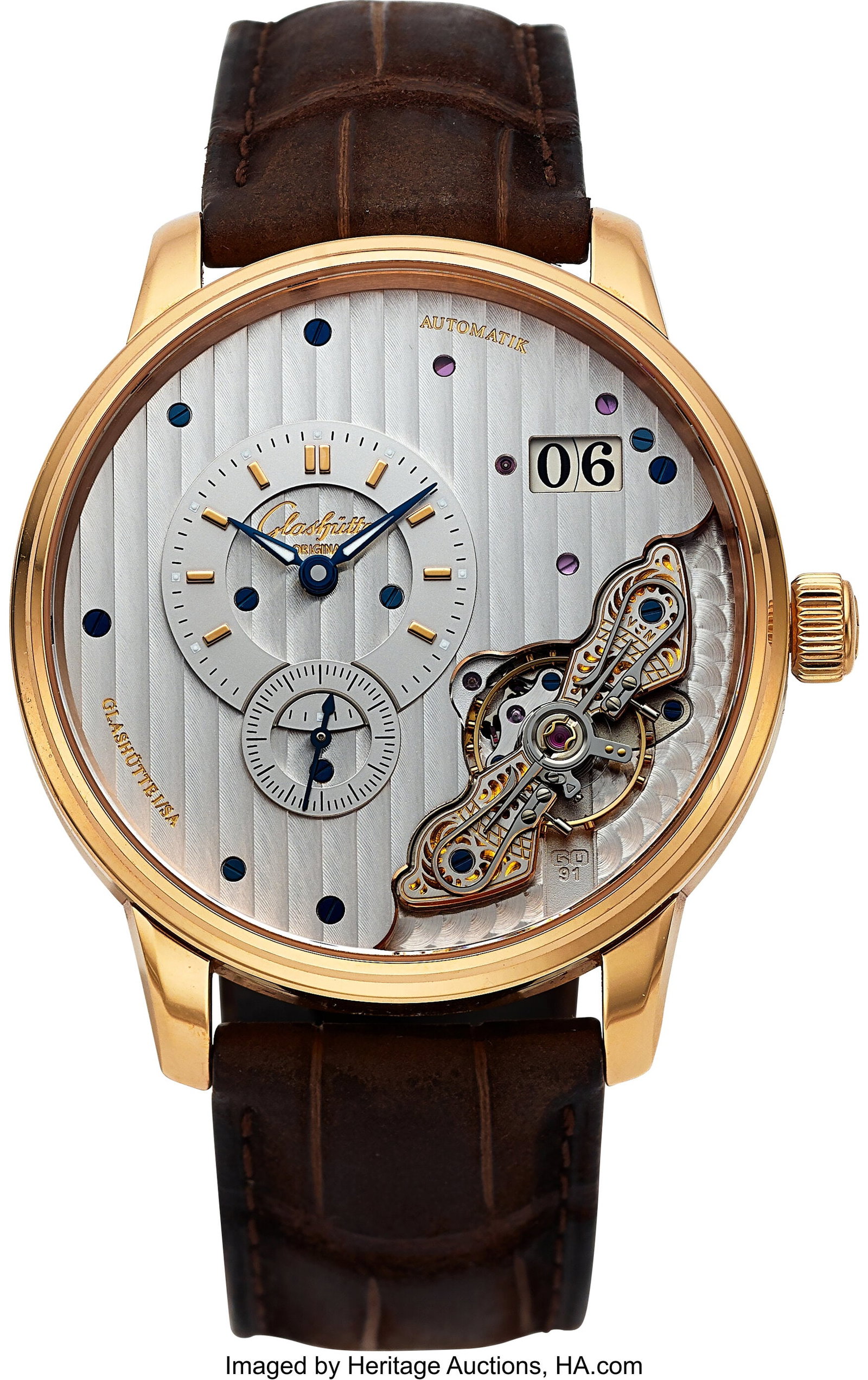 Glashütte Original PanoMaticInverse, 18k Rose G (1 of 4)