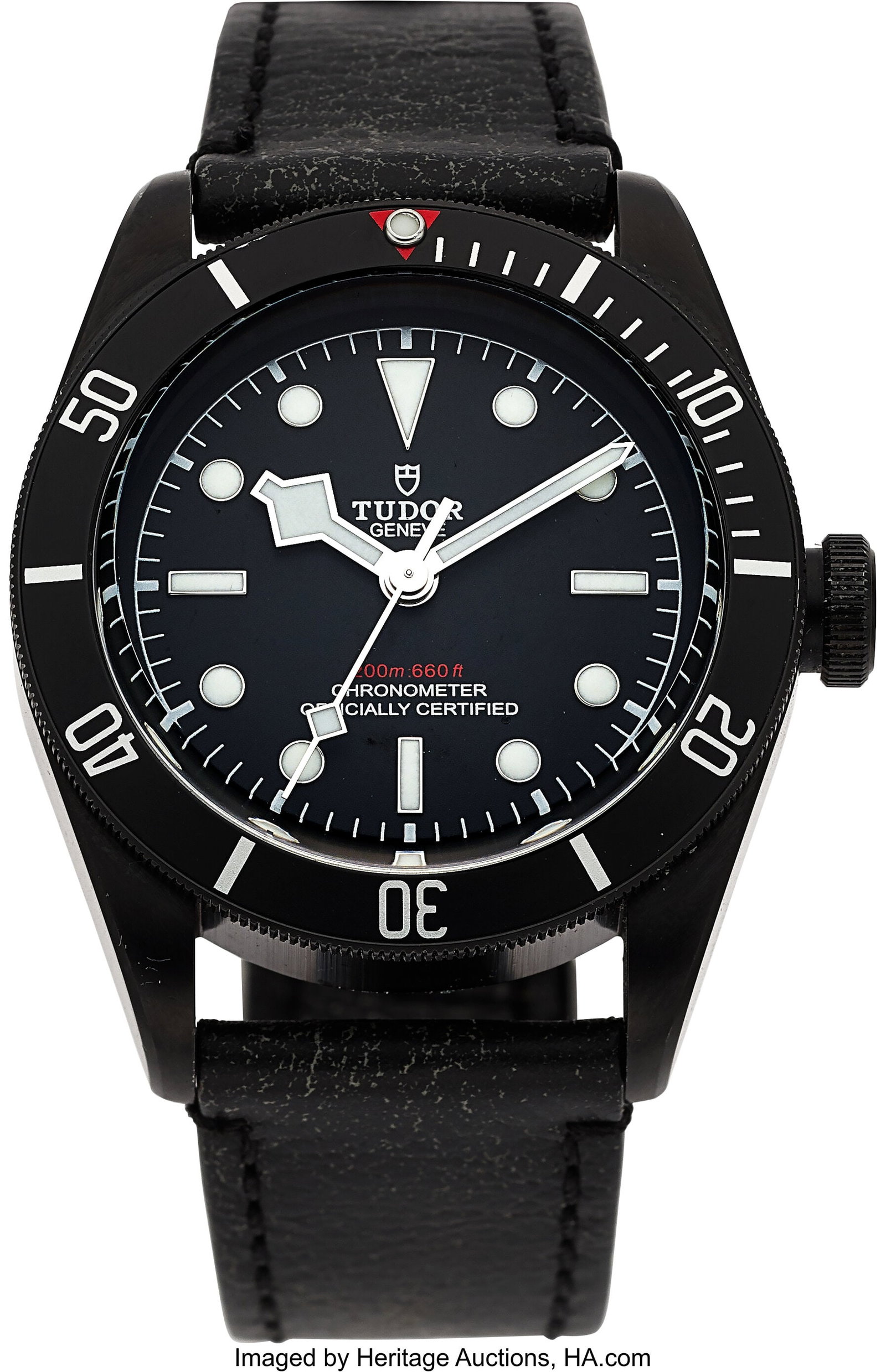 Tudor Black Bay Dark, Stainless Steel, Ref. 7923: Tudor Black Bay Dark, Stainless Steel, Ref. 79230DK Case: 41 mm, stainless steel, three body, screw-down case back and crown, unidirectional ratcheted 