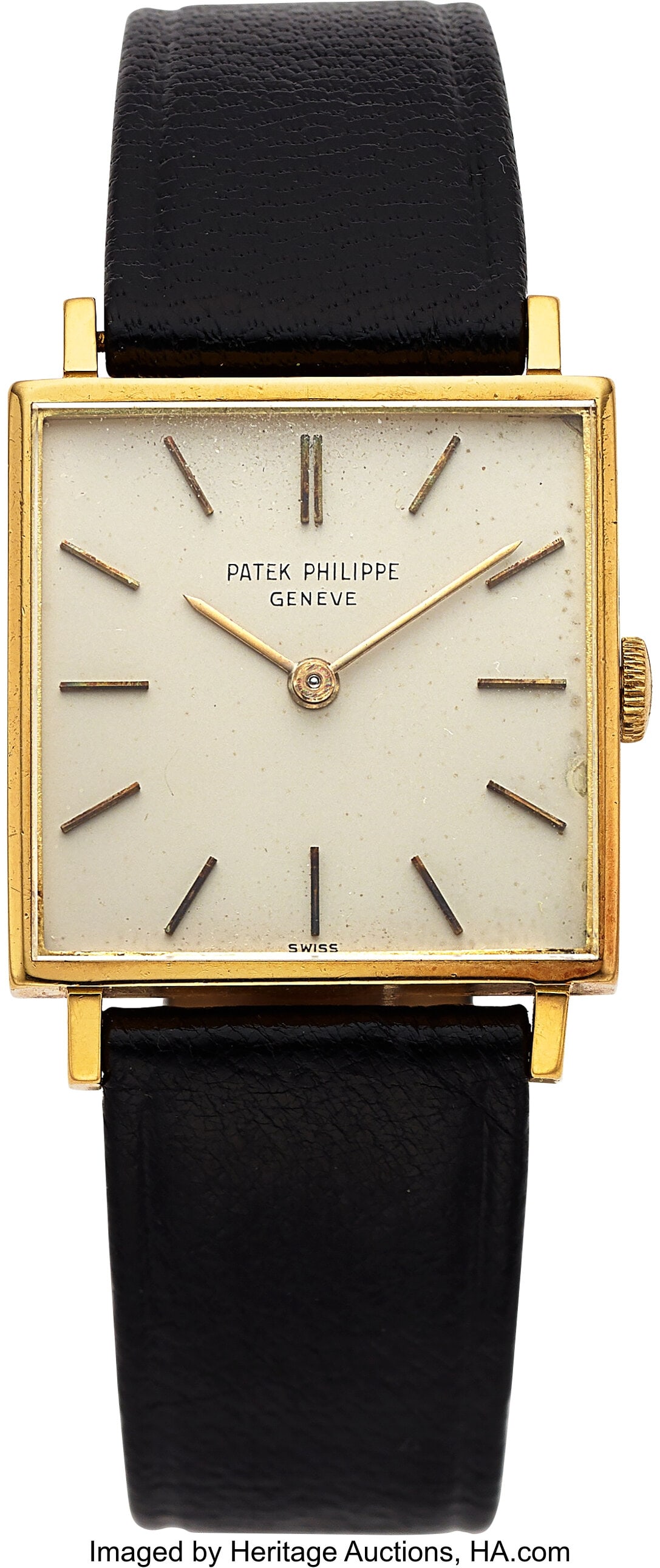 Patek Philippe, Mechanical, 18k Yellow Gold, Ref: Patek Philippe, Mechanical, 18k Yellow Gold, Ref. 3430J Case: 26 mm, 18k yellow gold, two body, snap-on case back, No. 2631350 Dial: