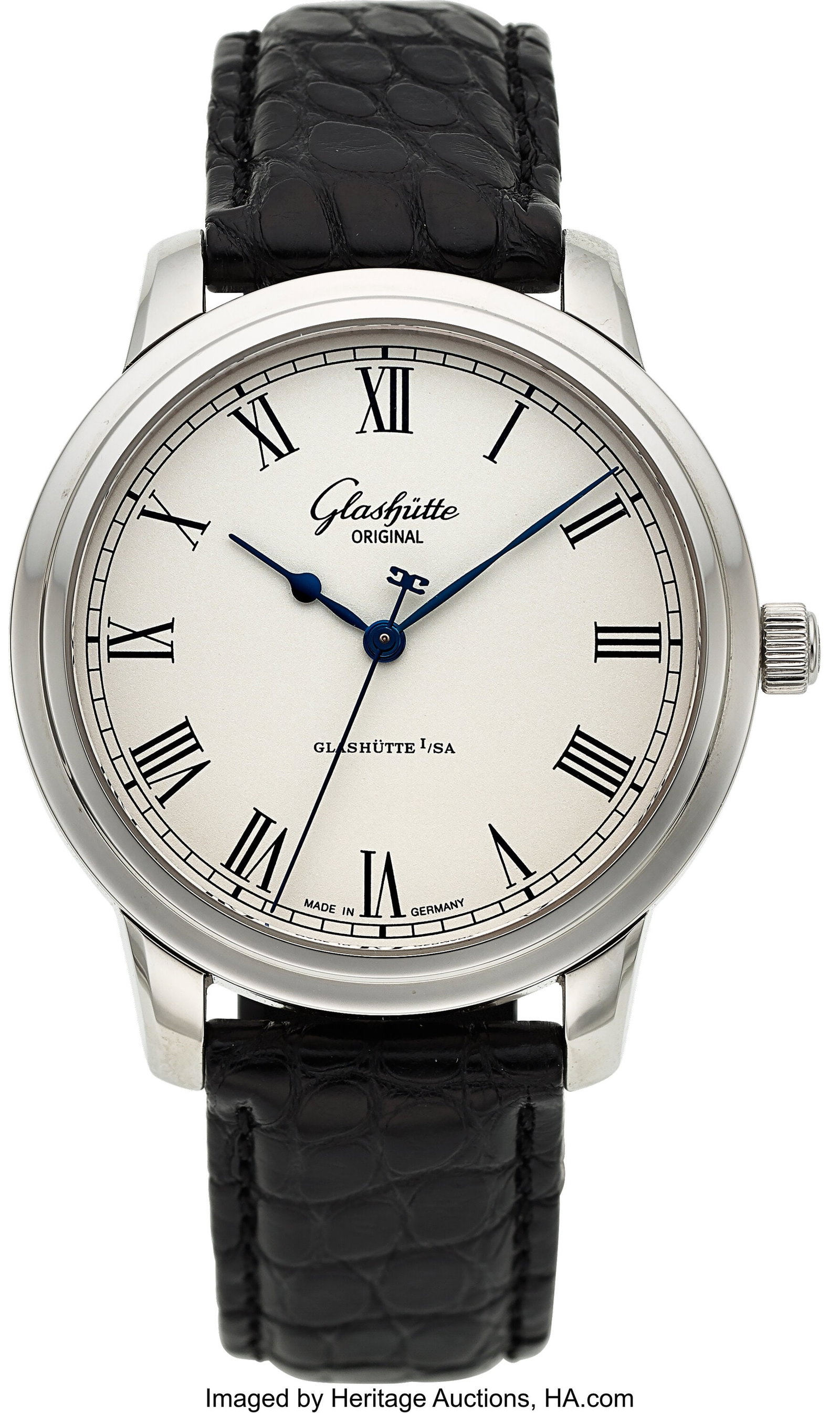 Glashutte Original Senator Automatic, Ref. 13959: Glashutte Original Senator Automatic, Ref. 13959010204 Case: 40 mm, stainless steel, three body, five screw exhibition case back, fixed bezel, No&perio