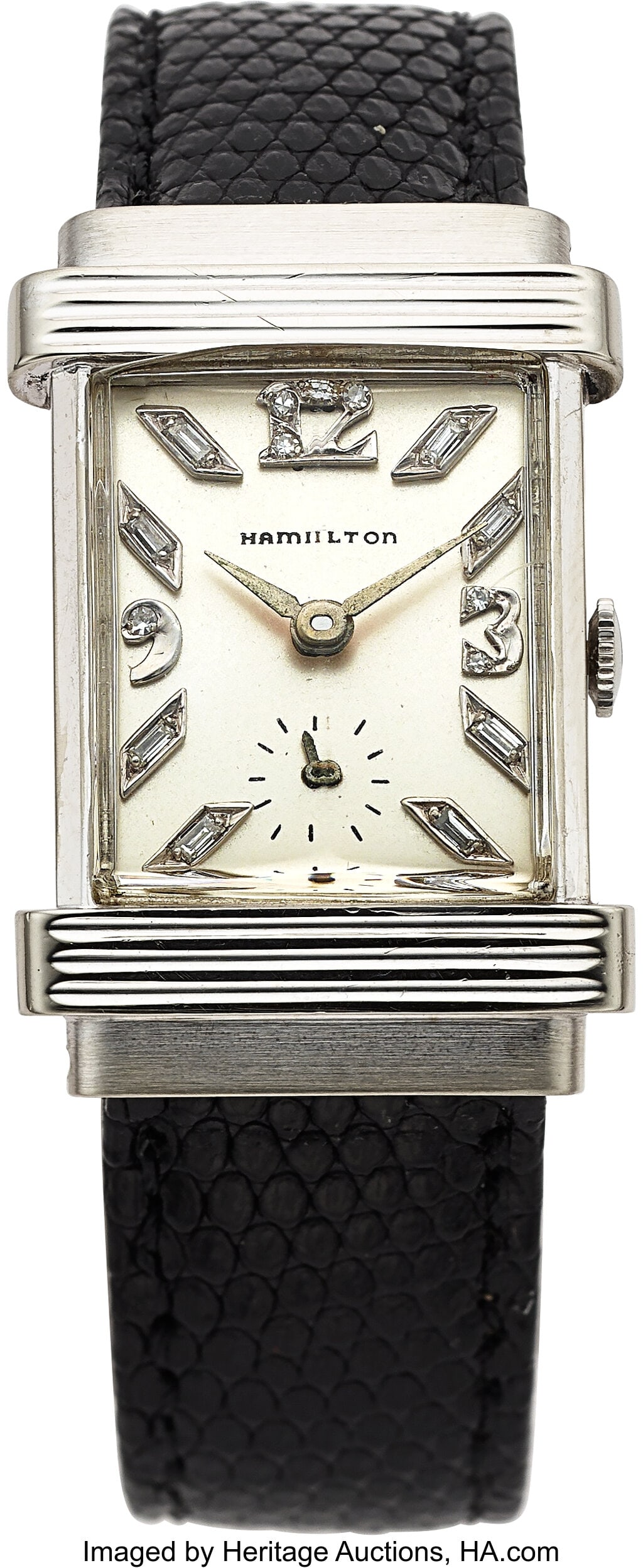Hamilton Top Hat, 14k White Gold, Mechanical Ca (1 of 3)