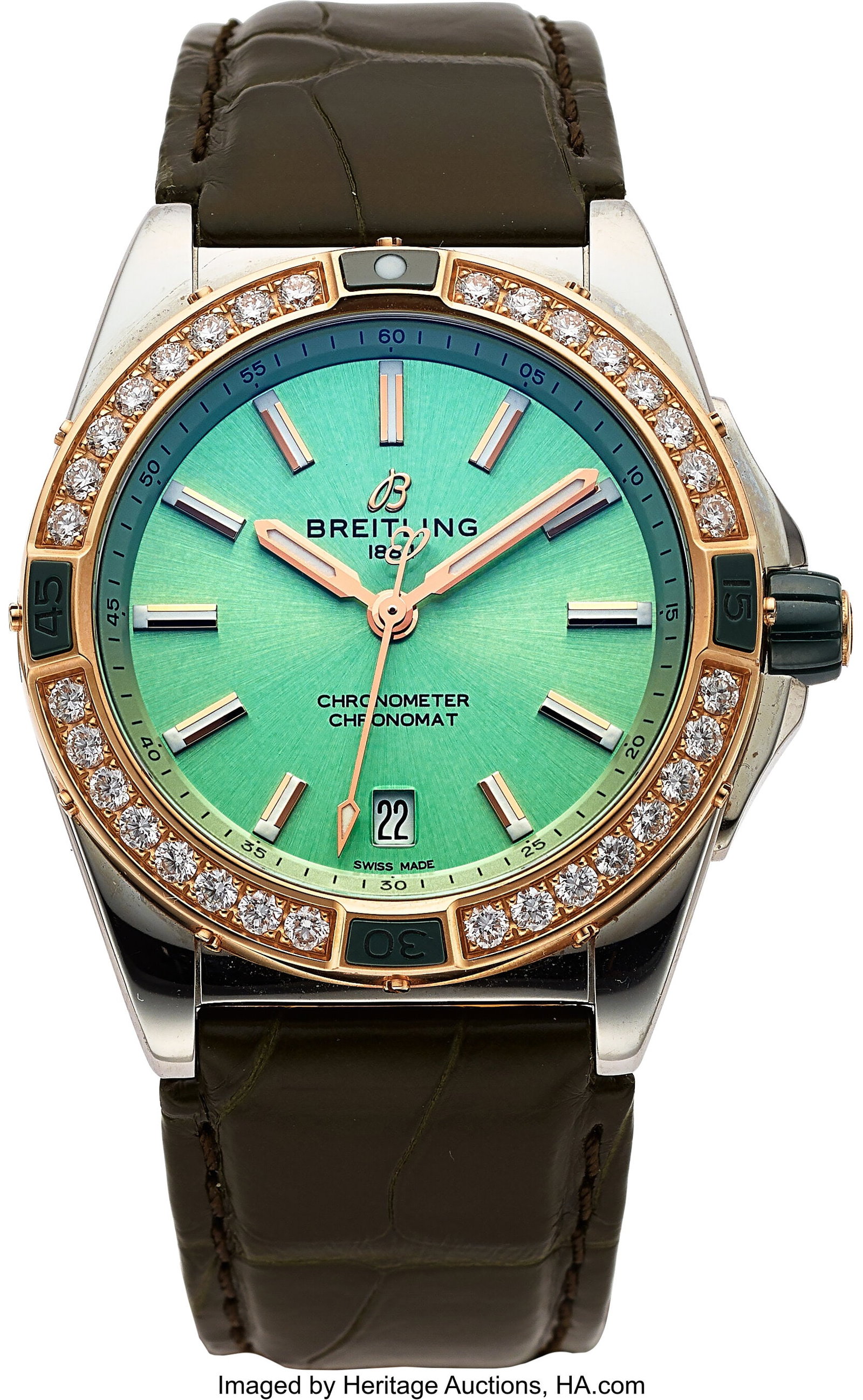 Breitling Super Chronomat, 38 mm, Diamond Set Be (1 of 4)