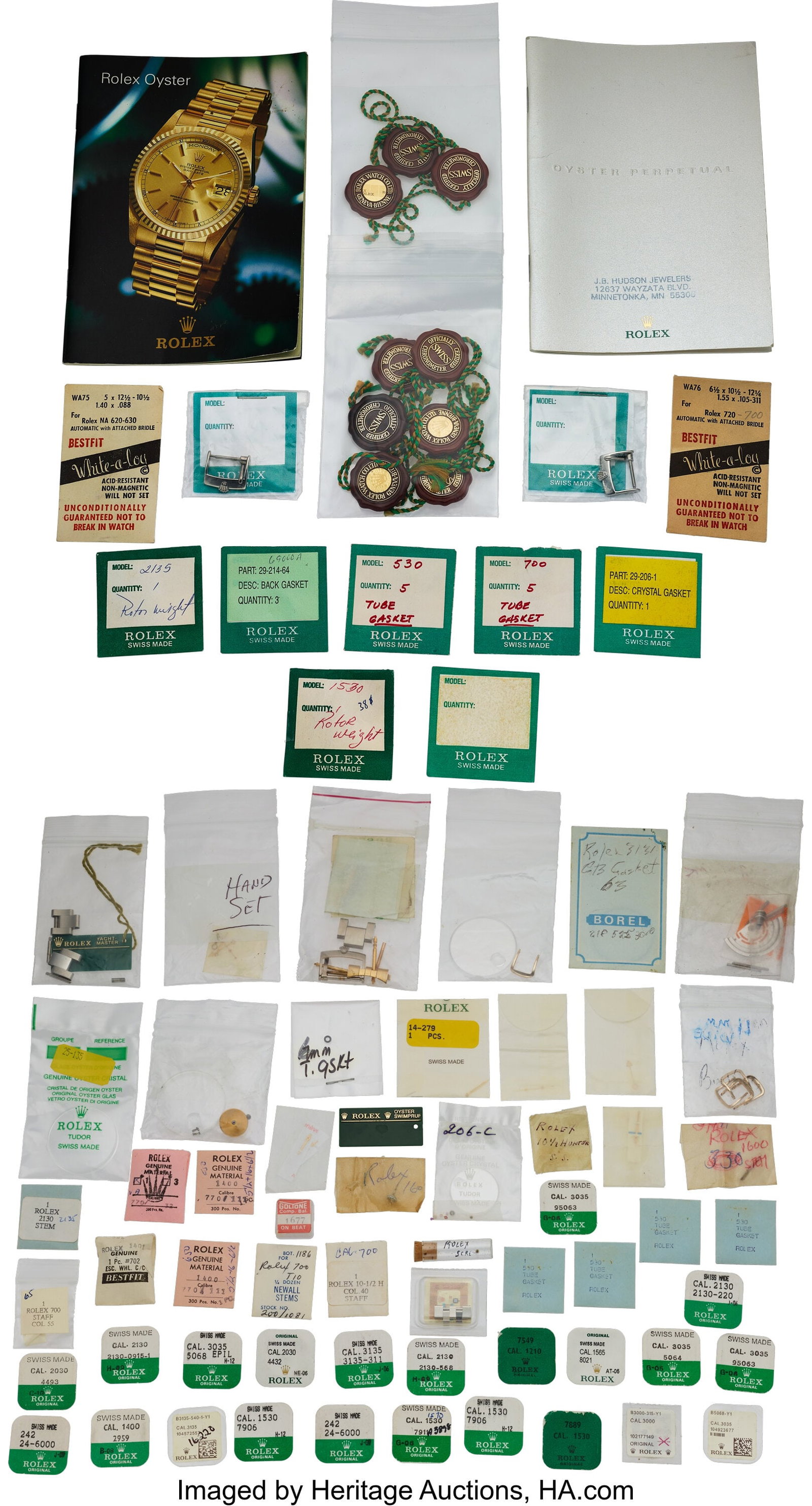 Rolex Wholesale Parts Lot Numerous genuine Role (1 of 1)