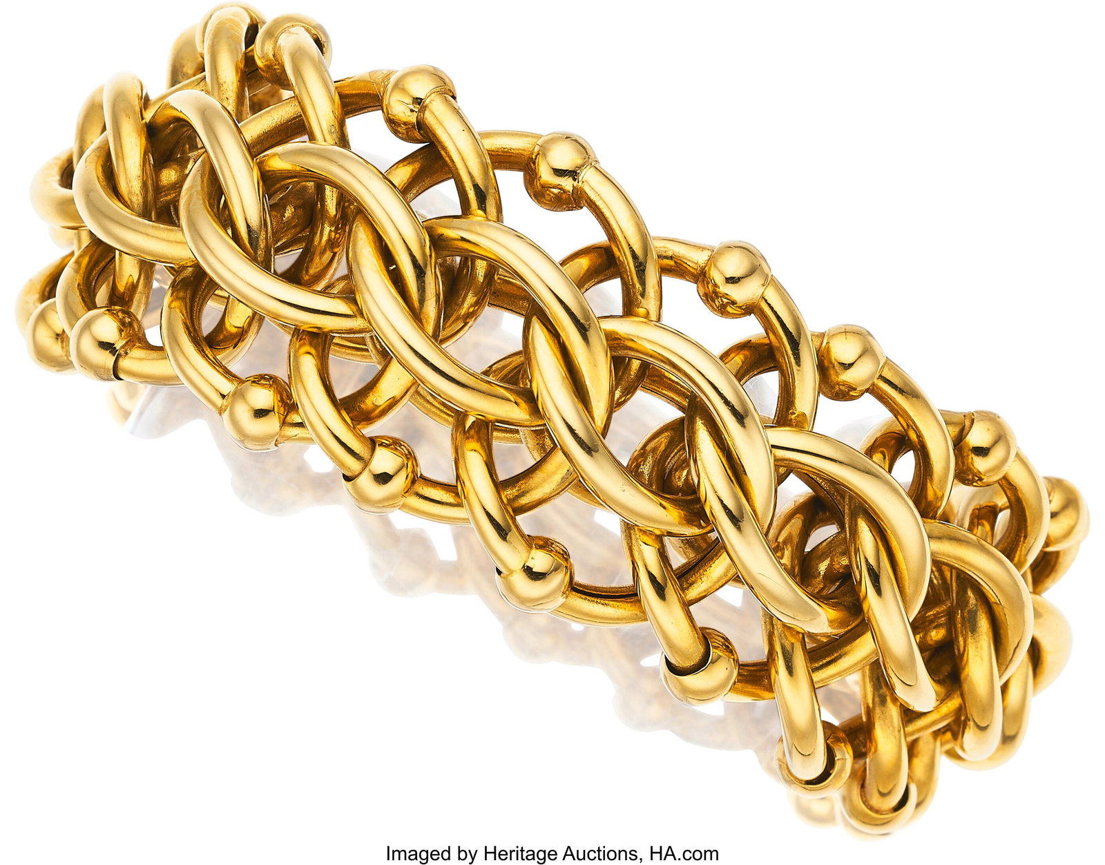 Tiffany & Co. Gold Bracelet, circa 1997 Metal:  (1 of 3)