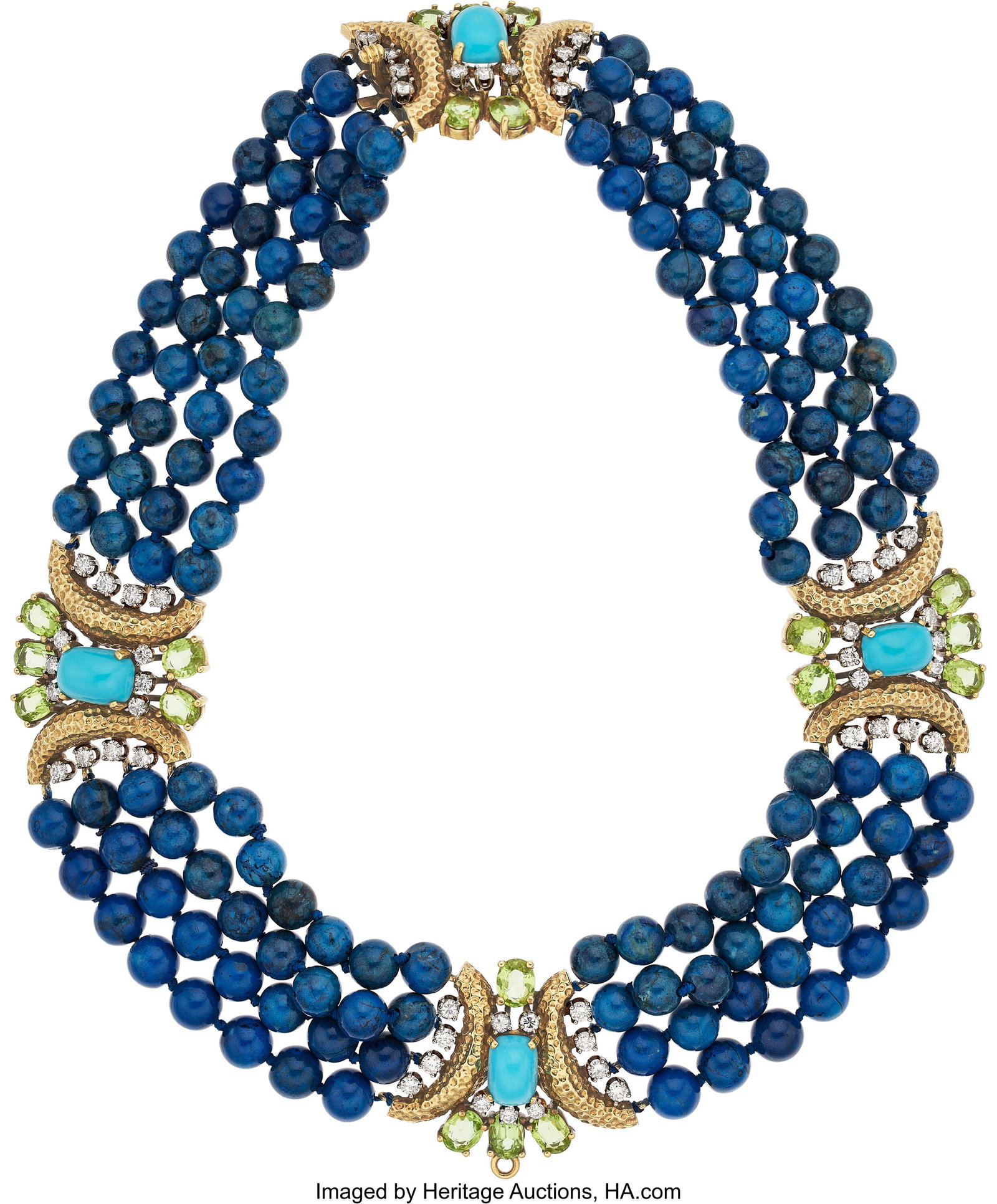 Balogh Diamond, Multi-Stone, Gold Convertible Ne (1 of 3)