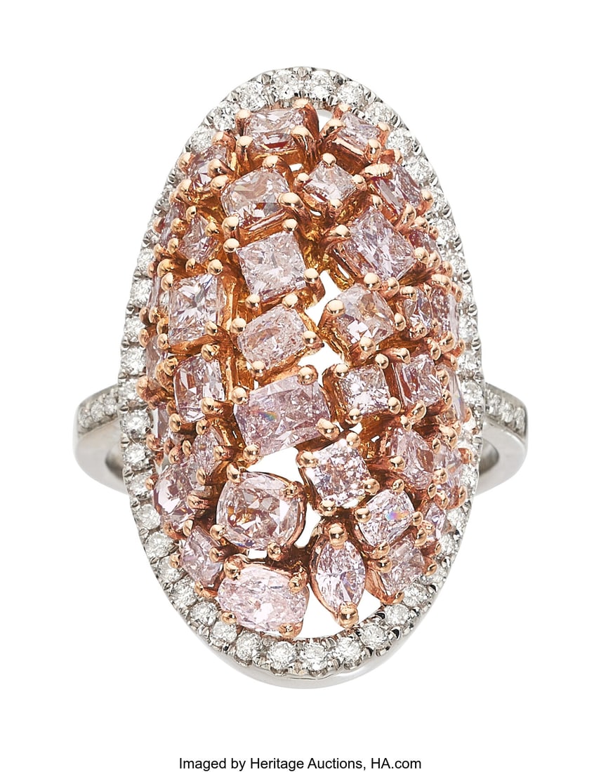 Colored Diamond, Diamond, Gold Ring Stones: Squ (1 of 4)