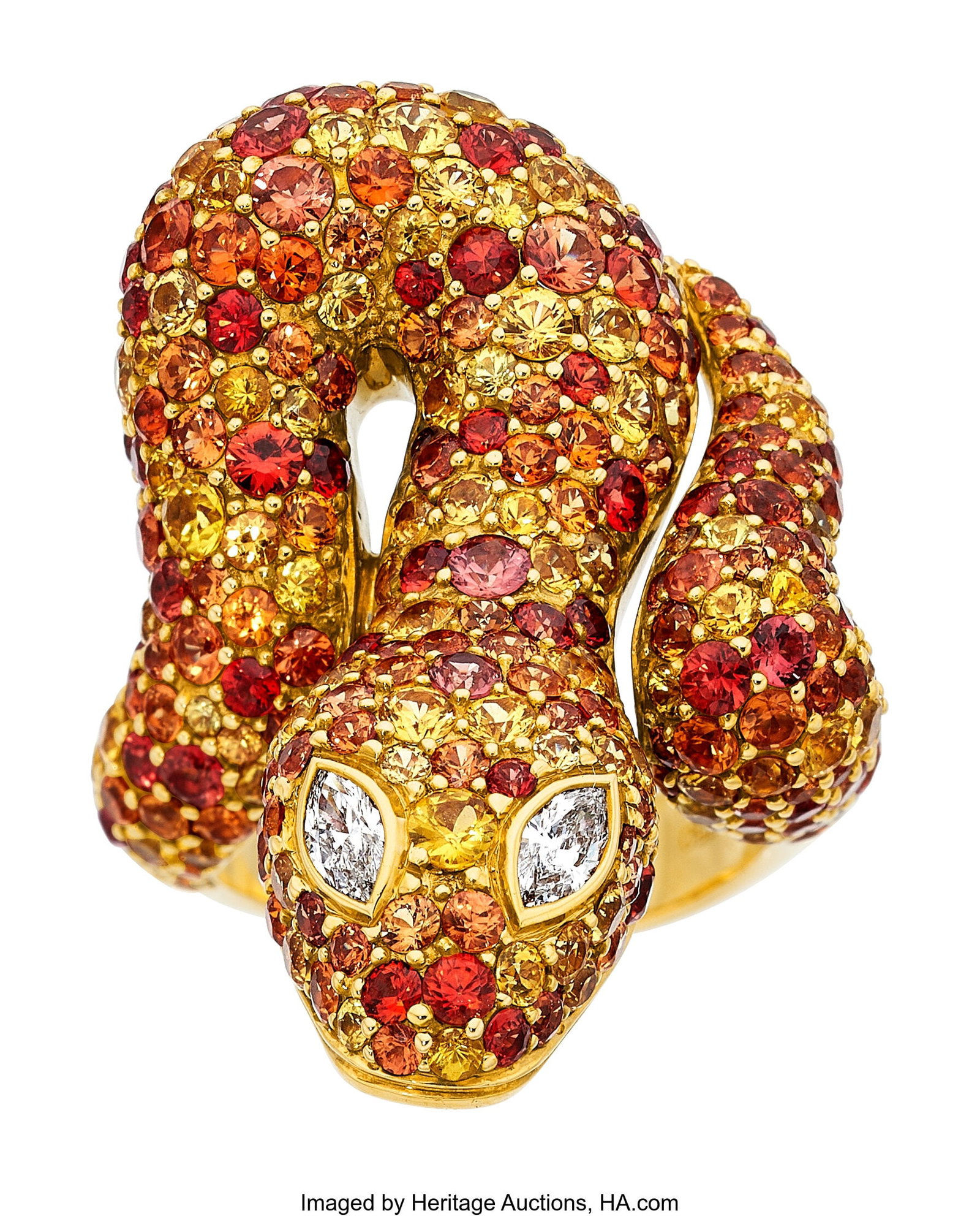 Multi-Color Sapphire, Diamond, Gold Ring Stones (1 of 4)