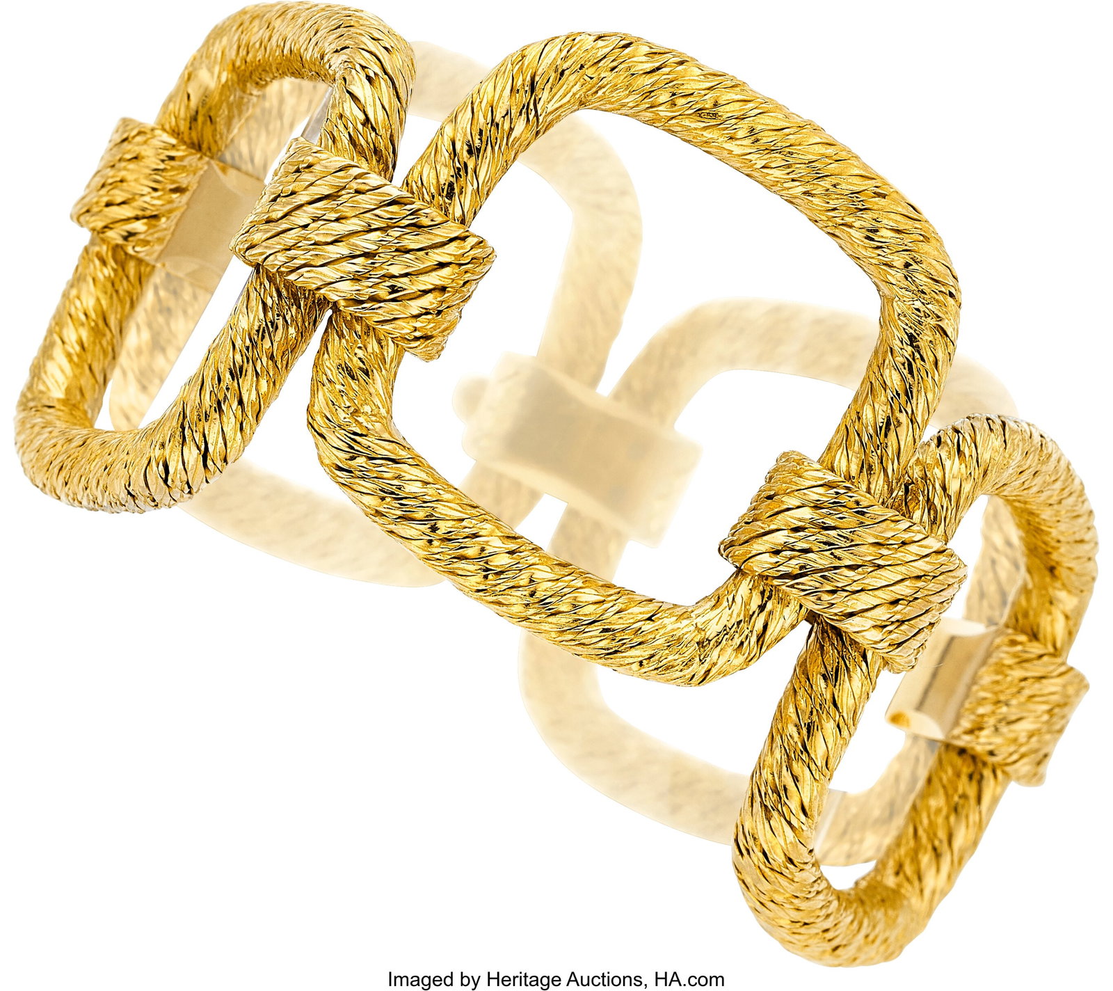 Georges L'Enfant for Tiffany & Co. Gold Bracele (1 of 3)