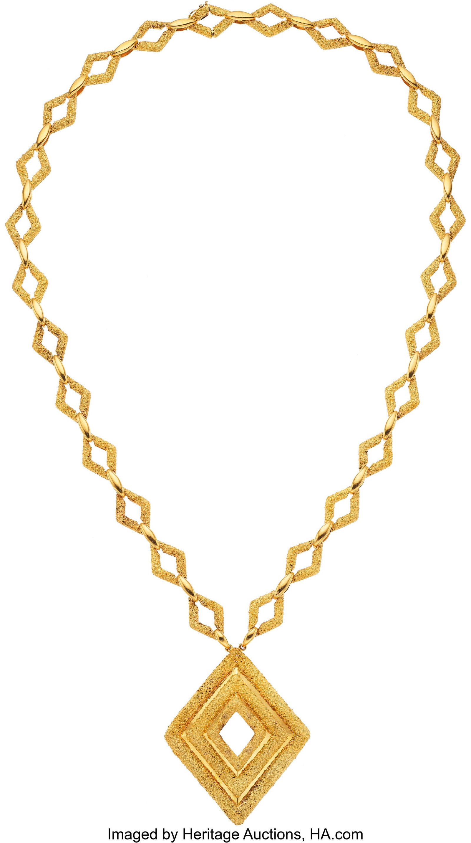 Gold Necklace, circa 1974 Metal: 18k gold Weigh (1 of 3)