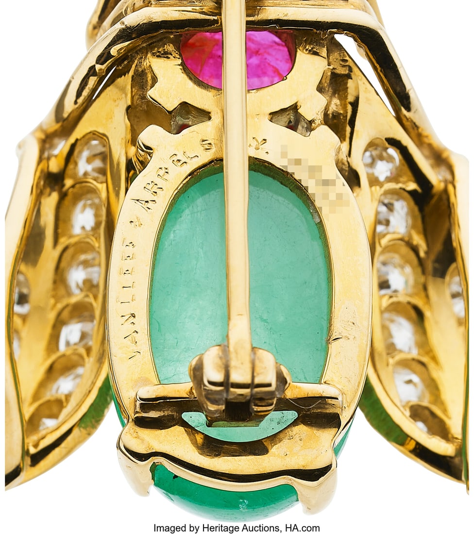 Van Cleef & Arpels Diamond, Ruby, Emerald, Gold - 2
