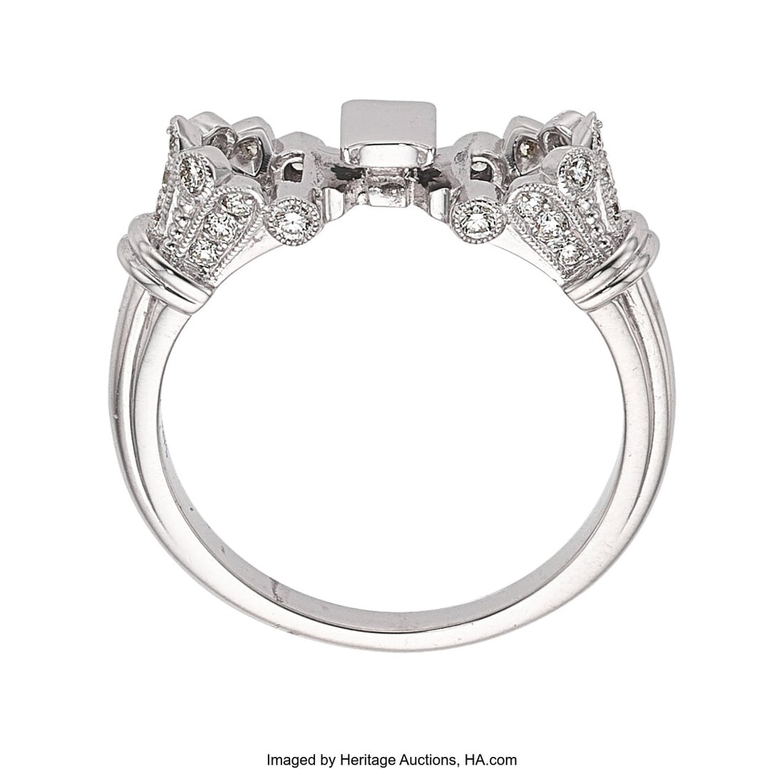 Sabrina Burma Ruby, Diamond, Platinum Ring-Pend - 5