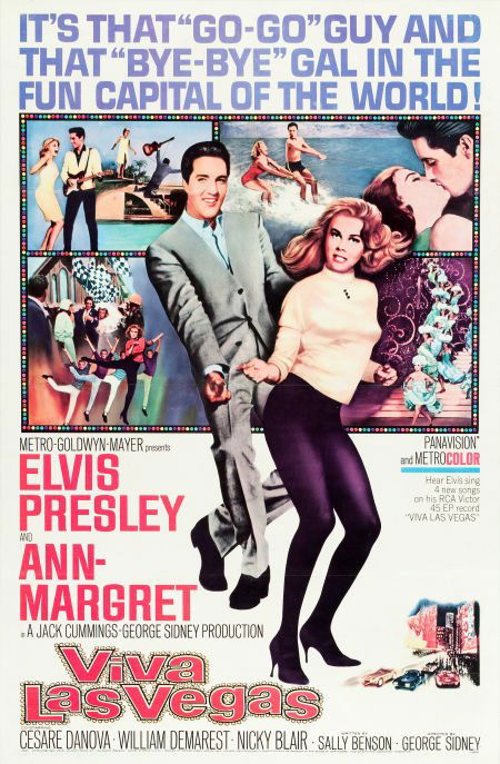 Viva Las Vegas (MGM, 1964). One Sheet (27" X 41": Viva Las Vegas (MGM, 1964). One Sheet (27" X 41") Style B. Elvis Presley and Ann Marg