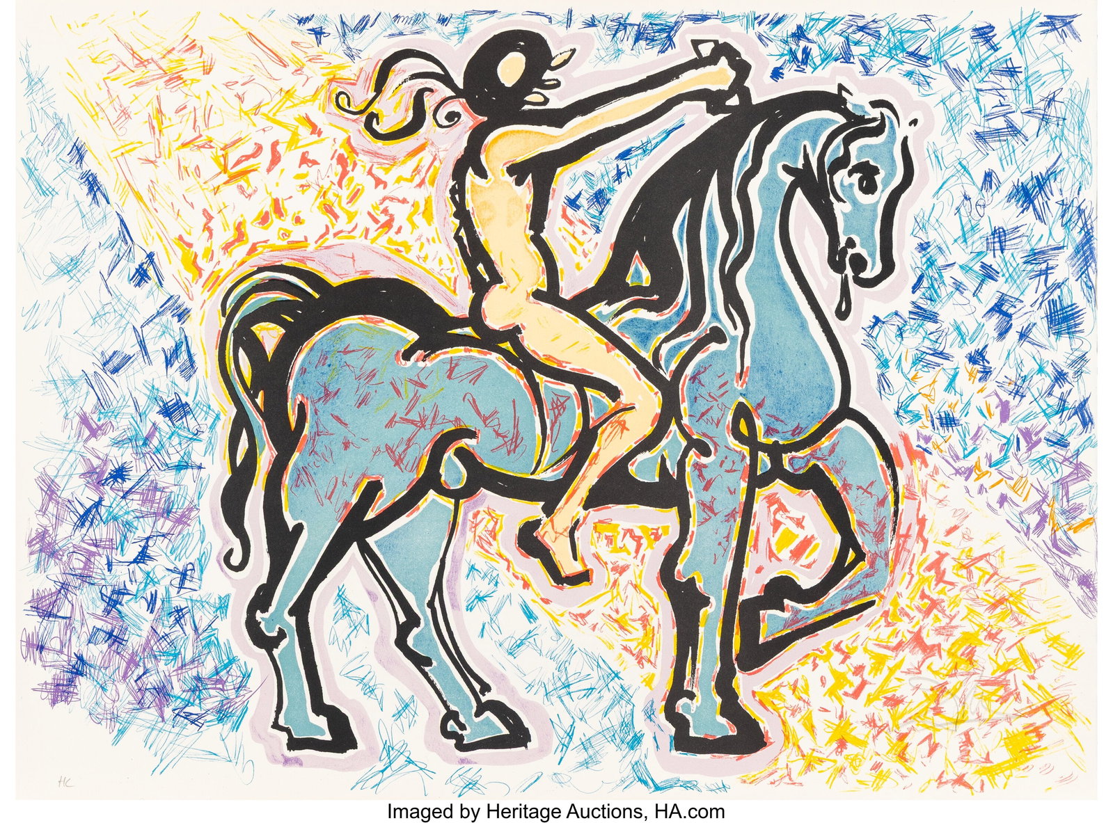 Salvador Dalí (1904-1989) Le cavalier, from Le  (1 of 4)