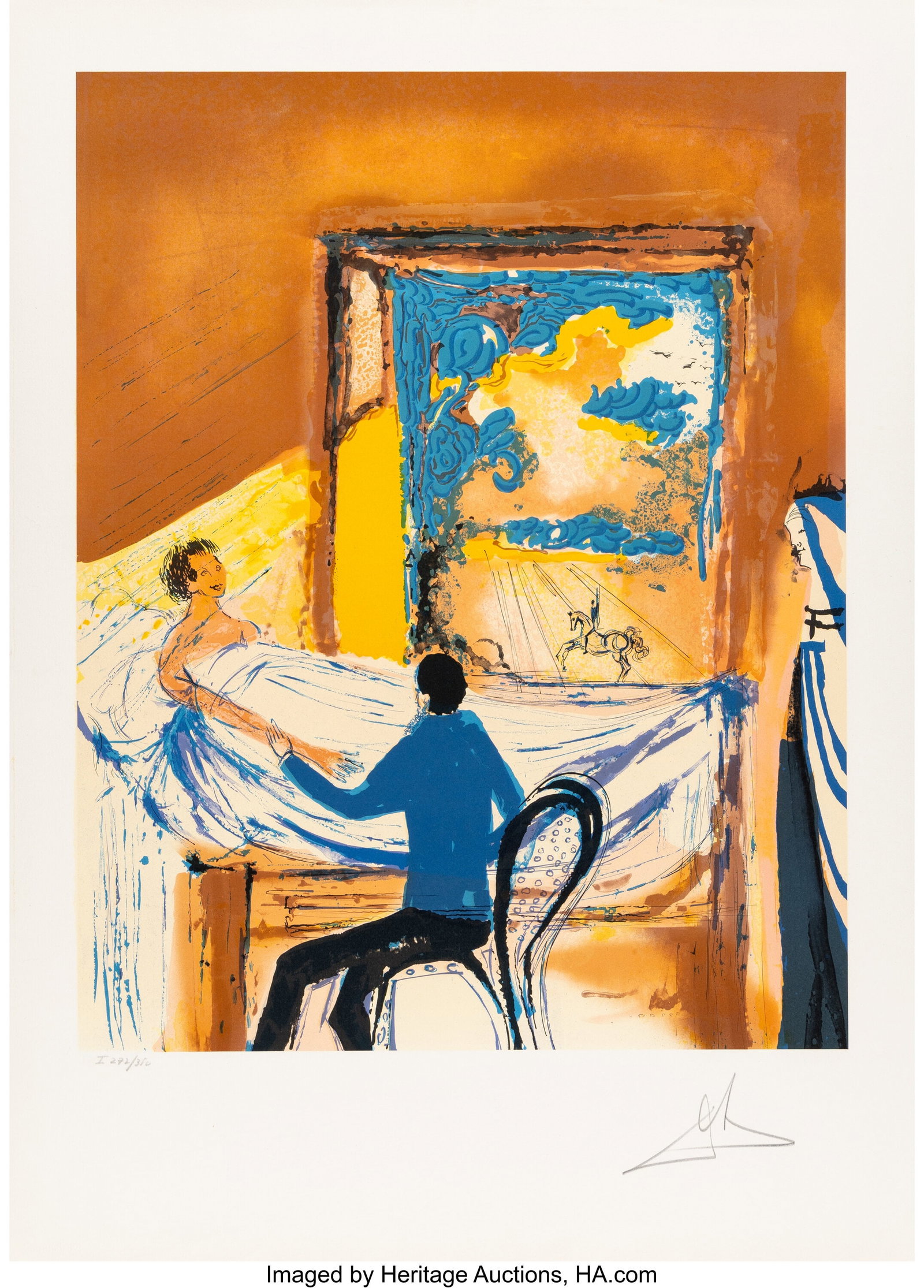 Salvador Dalí (1904-1989) La lutte contre le ma (1 of 4)