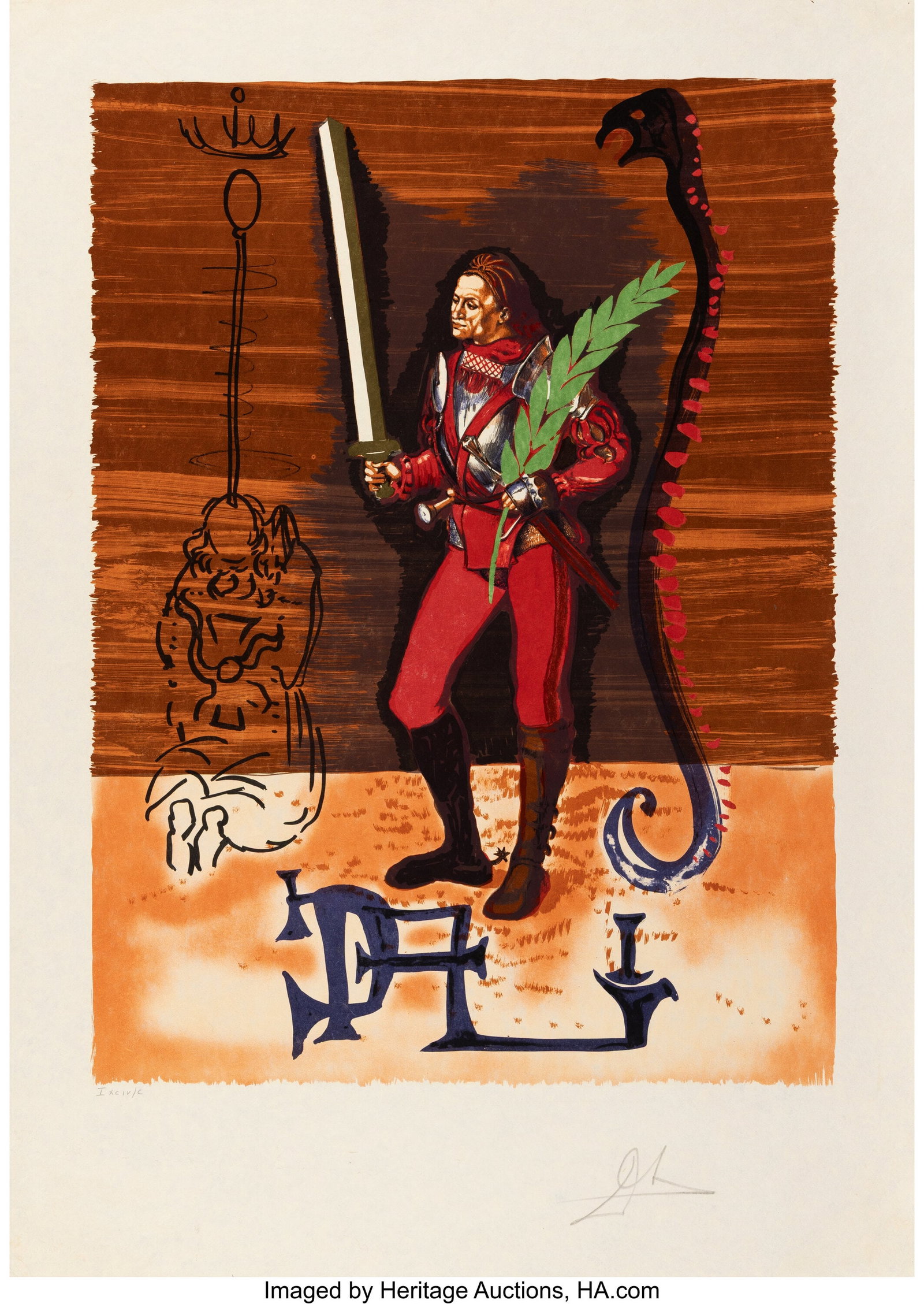 Salvador Dalí (1904-1989) Christopher Columbus  (1 of 2)
