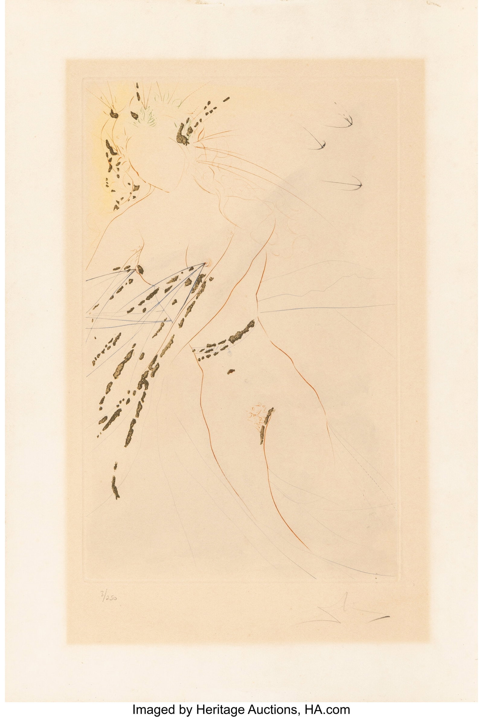 Salvador Dalí (1904-1989) Thou Art All Faire, f (1 of 2)