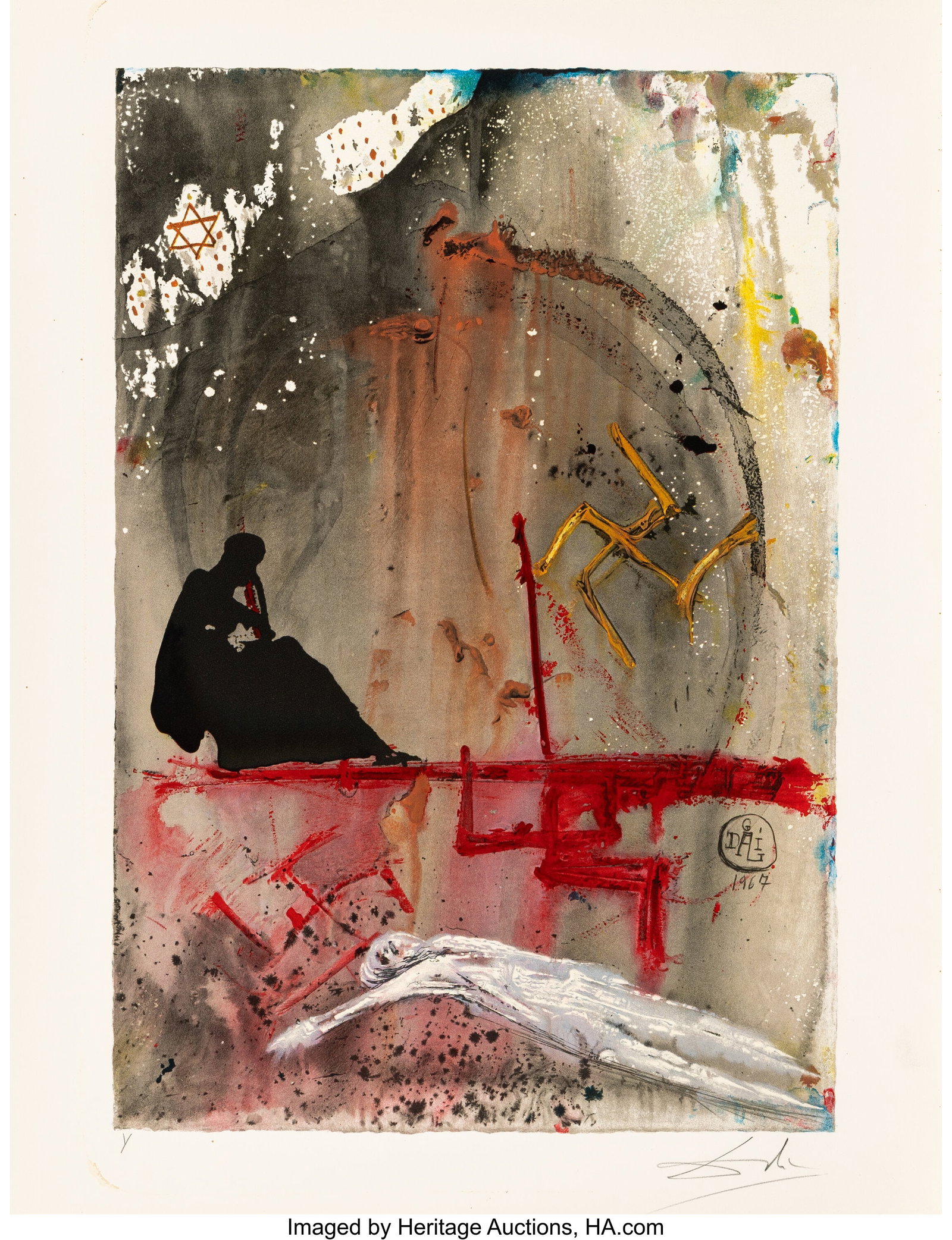 Salvador Dalí (1904-1989) Thou Hast Led Me, fro (1 of 3)