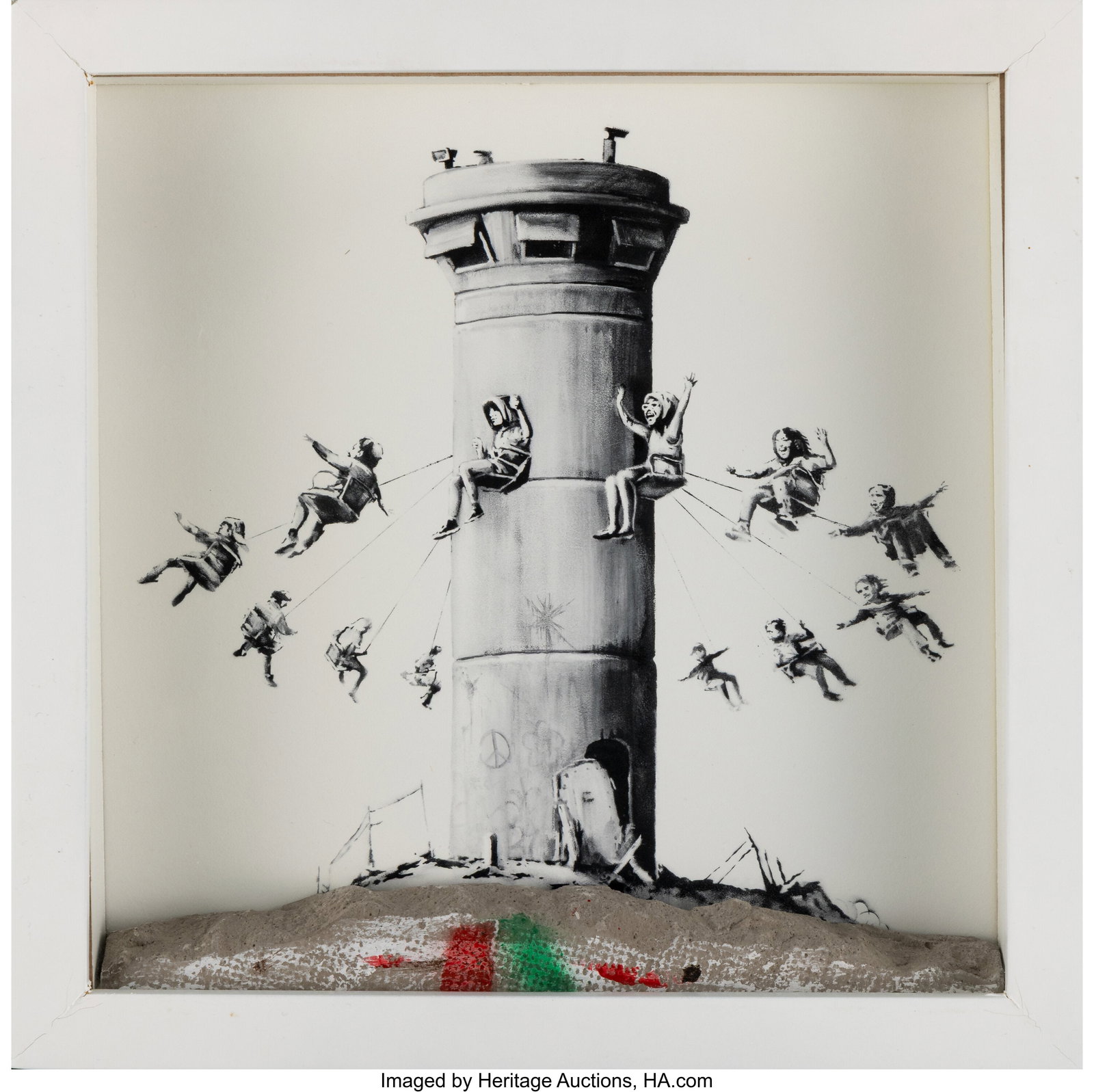 After Banksy (b. 1974) Walled Off Hotel Box Set,: After Banksy (b. 1974) Walled Off Hotel Box Set, 2017 Mixed media 10-1/8 x 10-1/8 x 1-3/4 inches (25.7 x 25.7 x 4.4 cm)