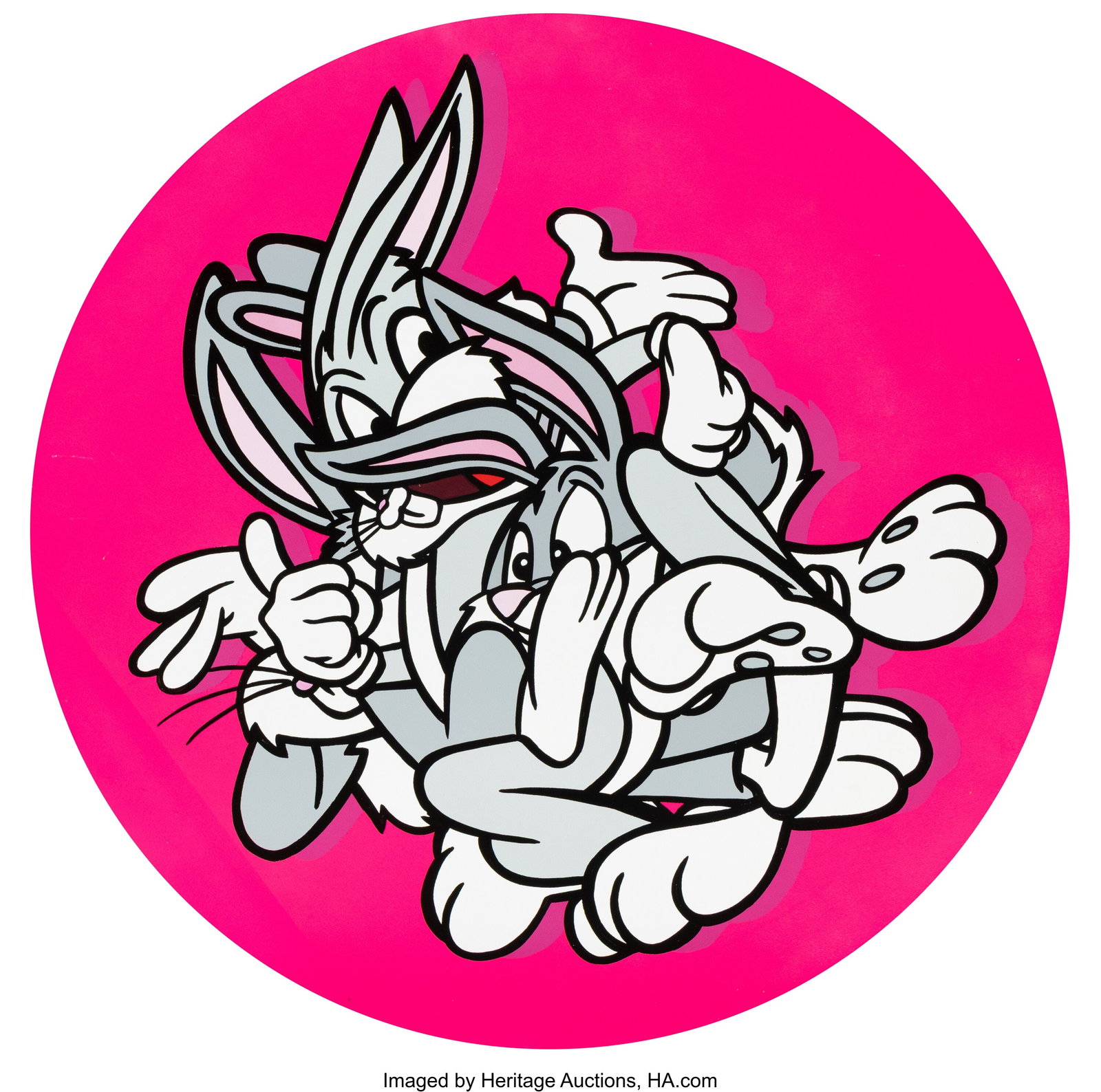 Bustart (b. 1983) Bunnies, 2022 Acrylic on canva: Bustart (b. 1983) Bunnies, 2022 Acrylic on canvas 24 inches (61.0 cm) Signed and dated on the reverse: BUSTART / 2022 PROVENANCE: The Artist Kra