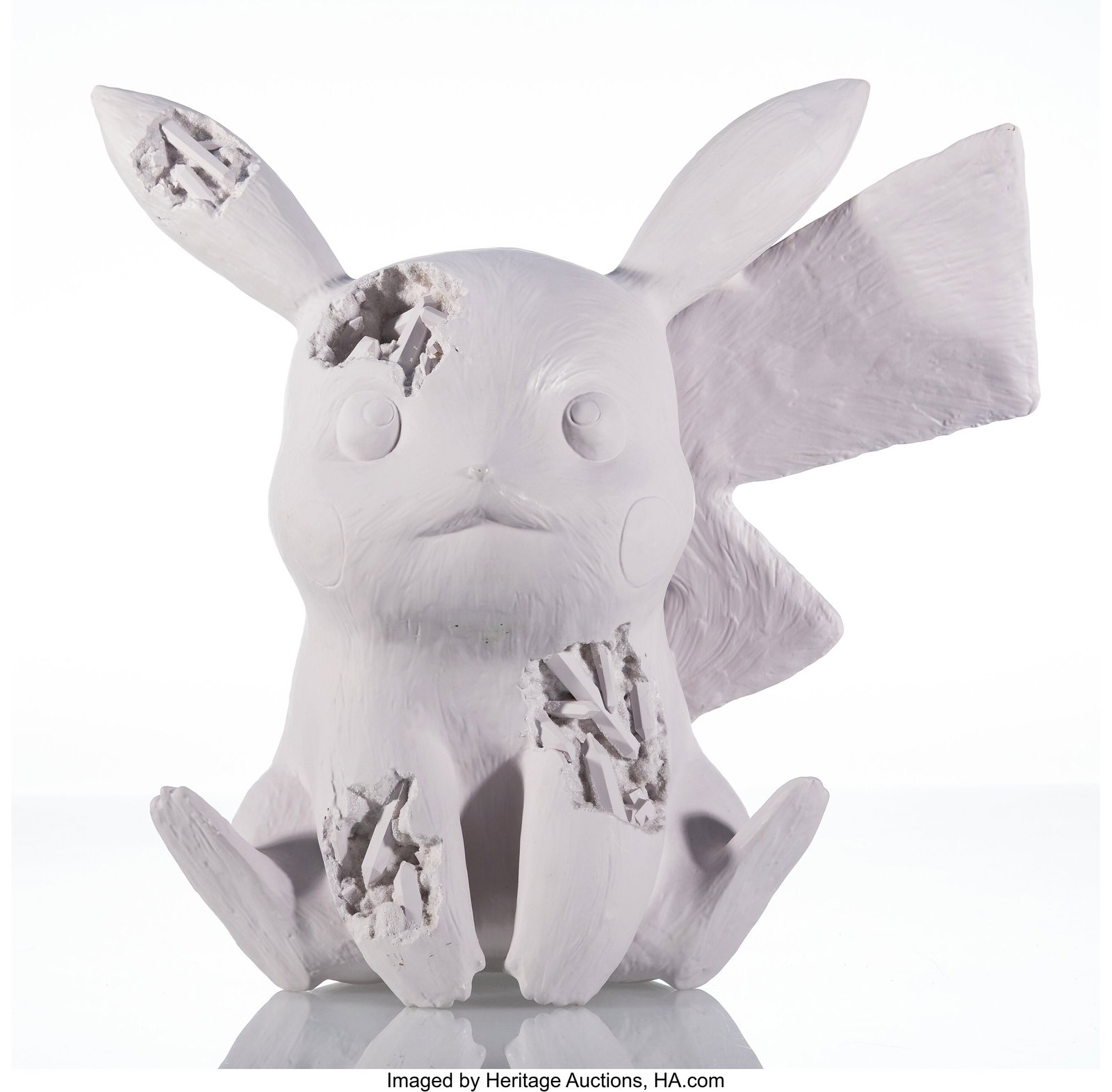 Daniel Arsham (b. 1980) Crystalized Seated Pikac (1 of 3)