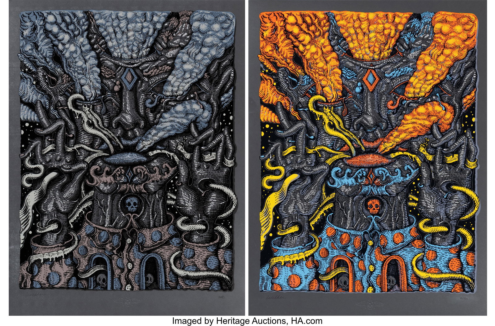 David Welker (b. 1964) The Seer (two works), 201 (1 of 3)