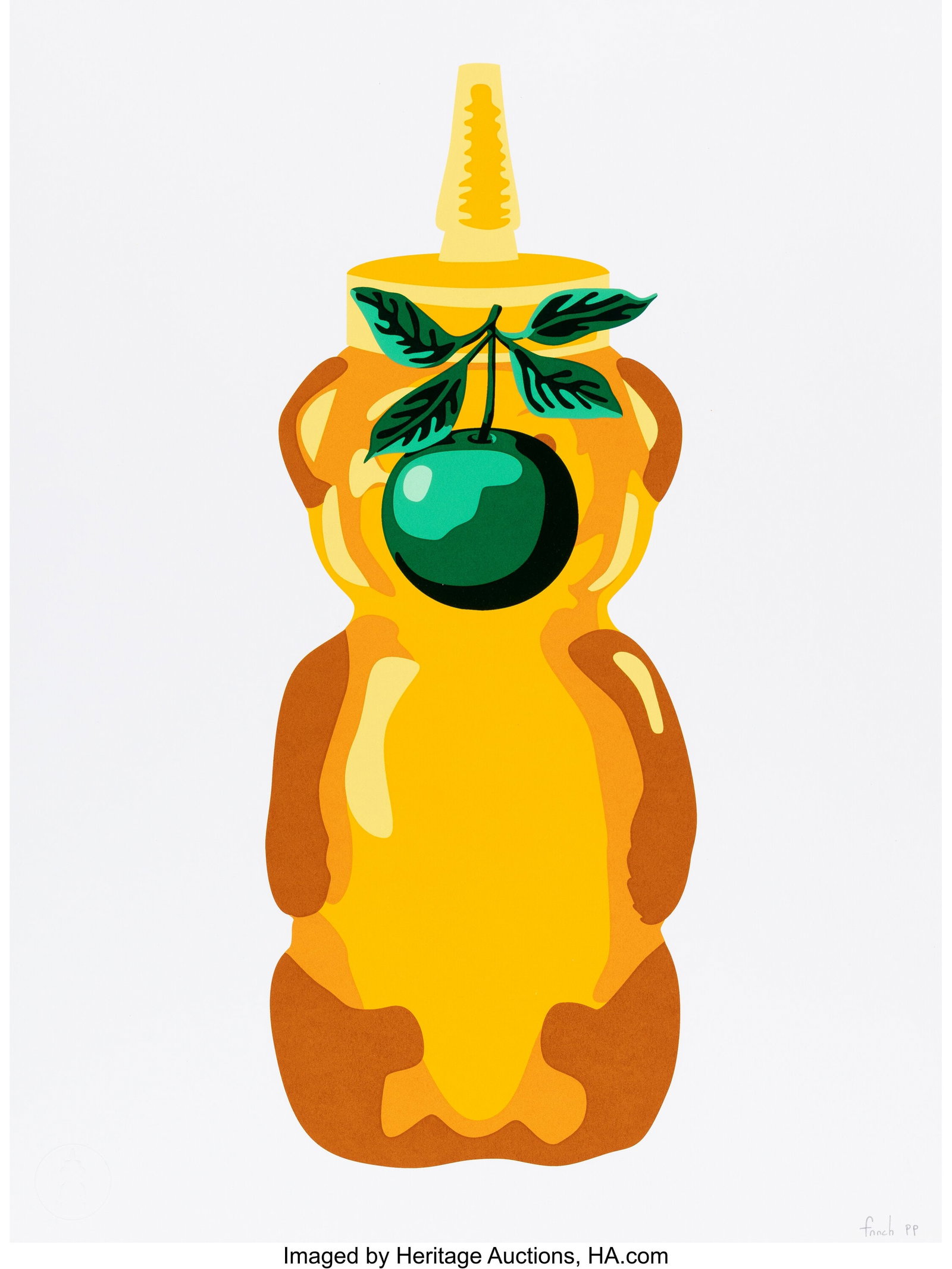 fnnch (b. 1986) Cub Of Bear, 2019 Screenprint in (1 of 1)