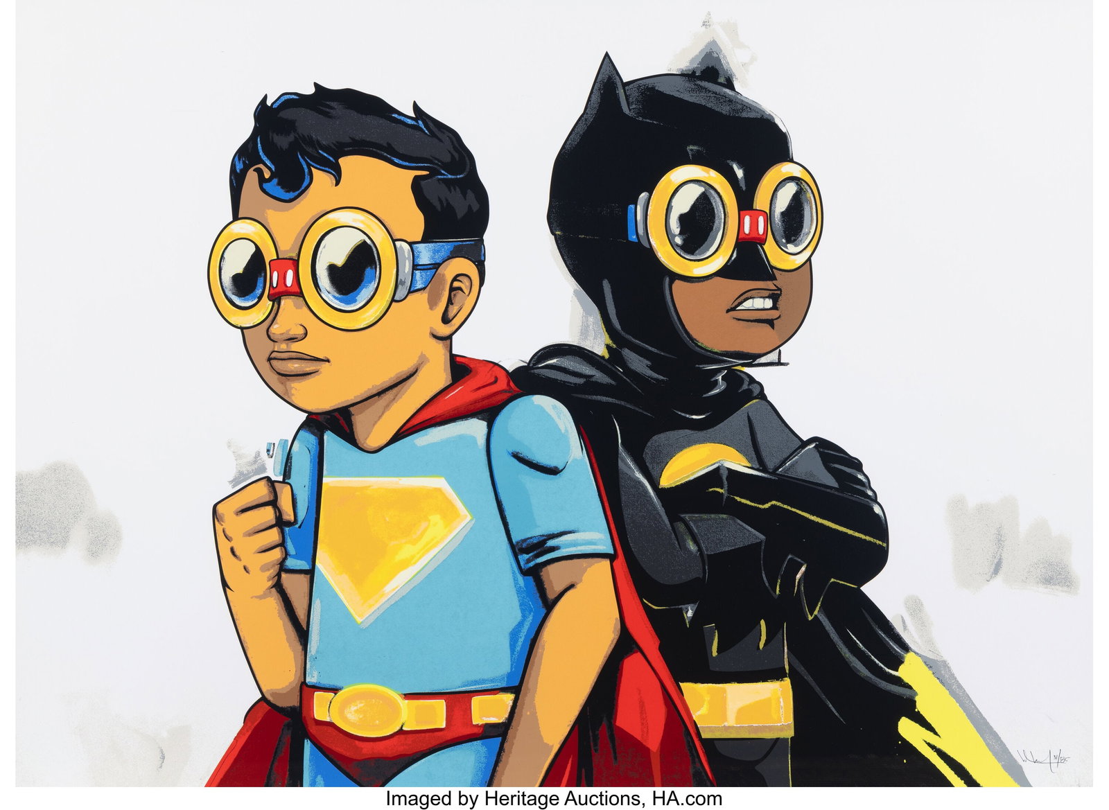Hebru Brantley (b. 1981) Martha's Boys, 2017 Scr (1 of 2)